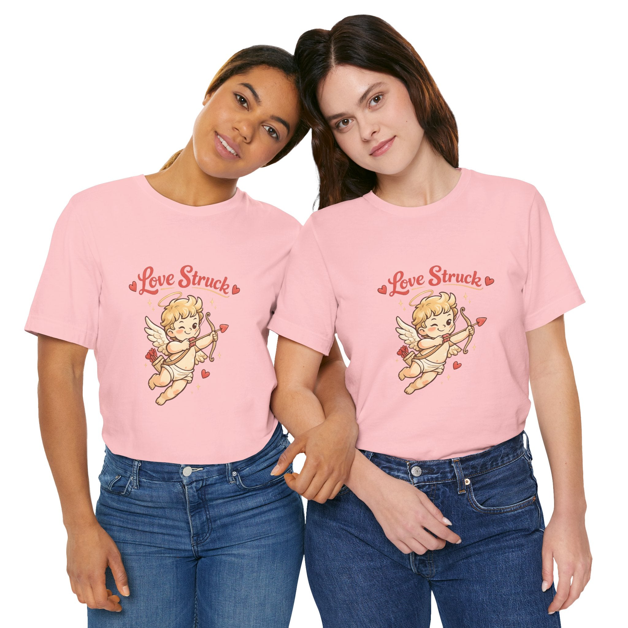 Cupid 'Love Struck' Tee — Cute Vintage Cupid Valentine T-Shirt