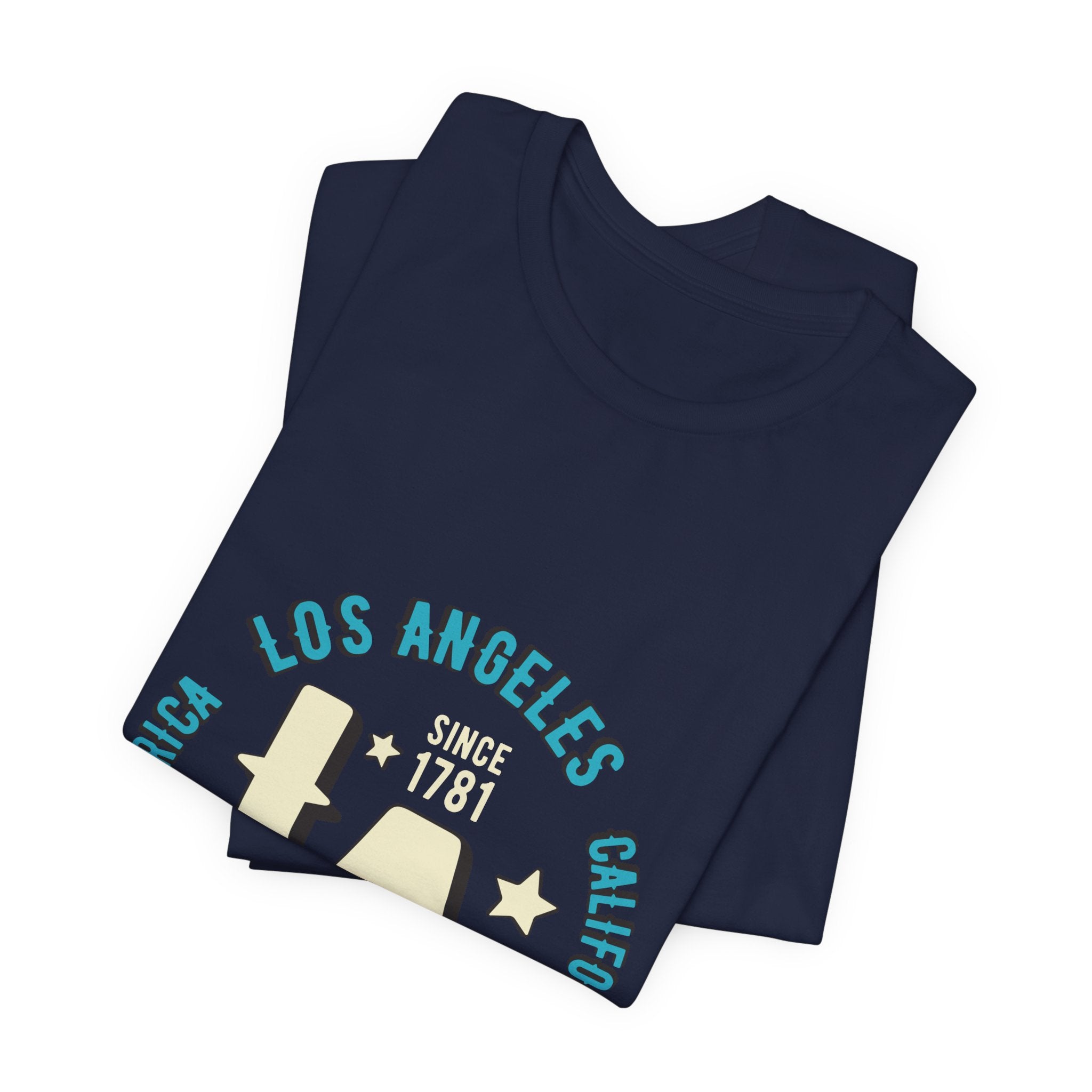 Los Angeles LA Vintage Circle Graphic Tee