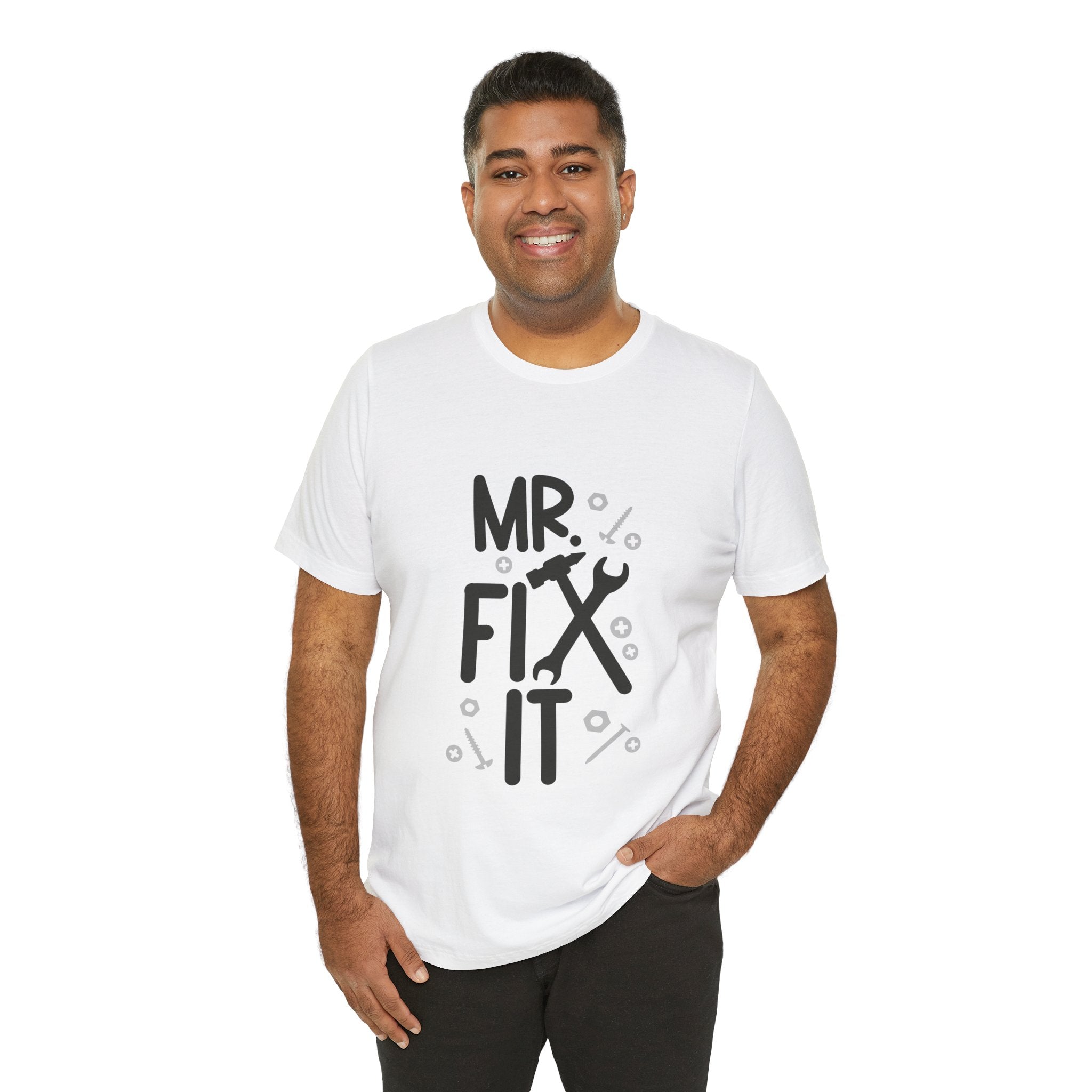 Mr. Fix It T-Shirt – Funny Handyman Tool Tee for DIY Dads & Mechanics