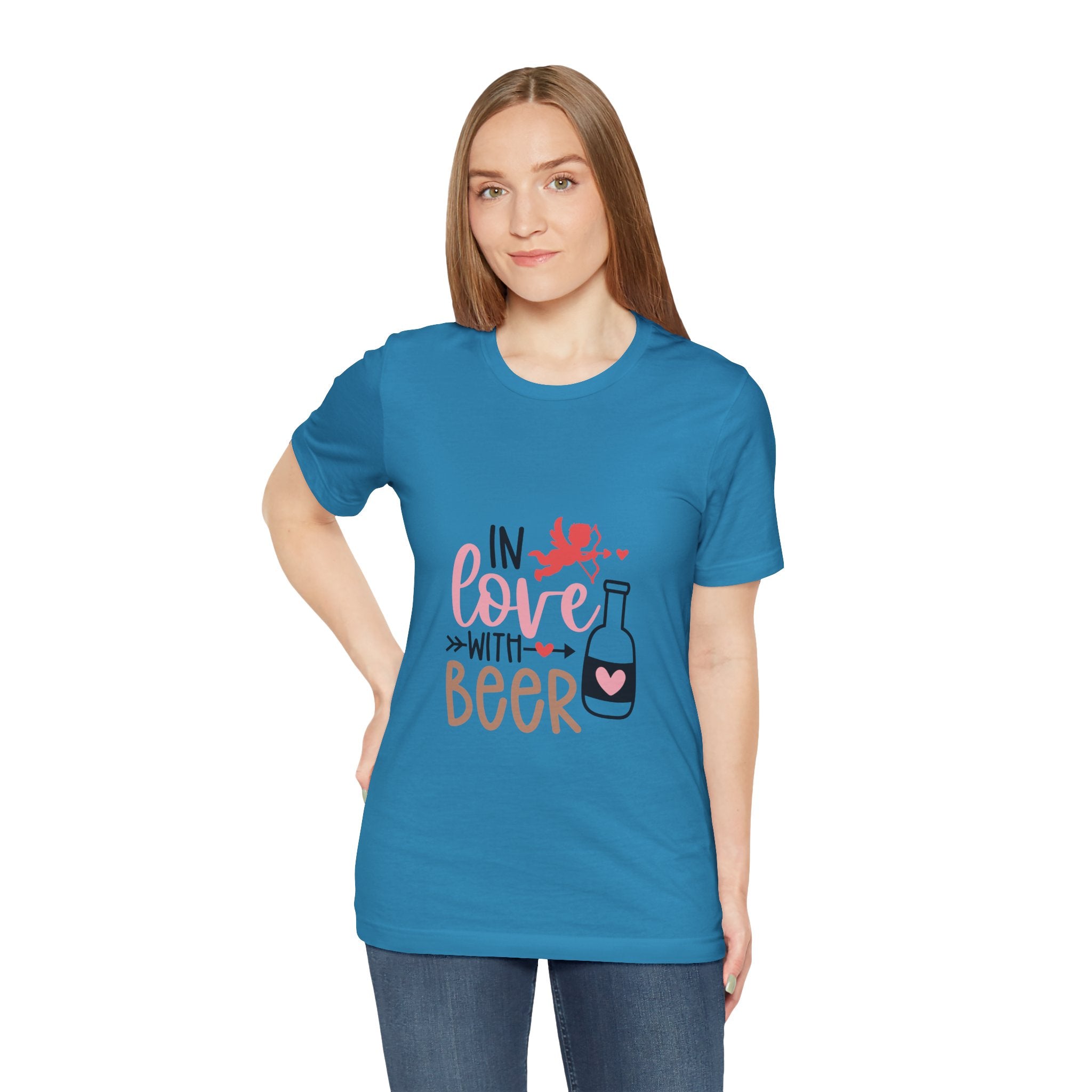In Love With Beer T-Shirt — Funny Valentine’s Day Beer Tee