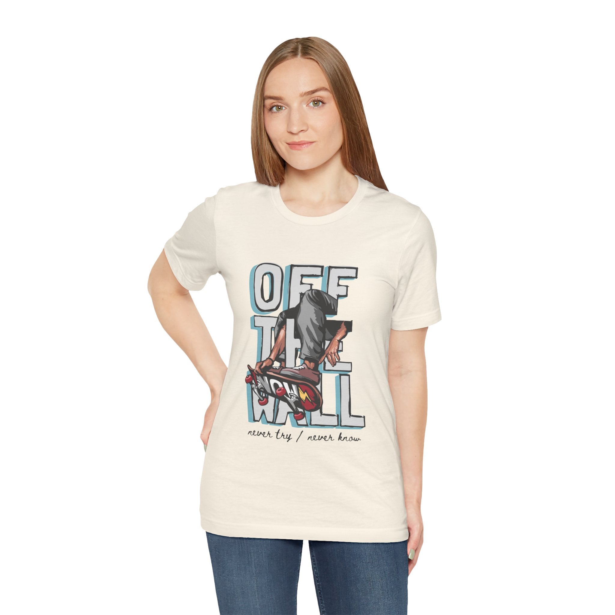 Off The Wall Skateboard T-Shirt — Retro Skate Graphic Tee