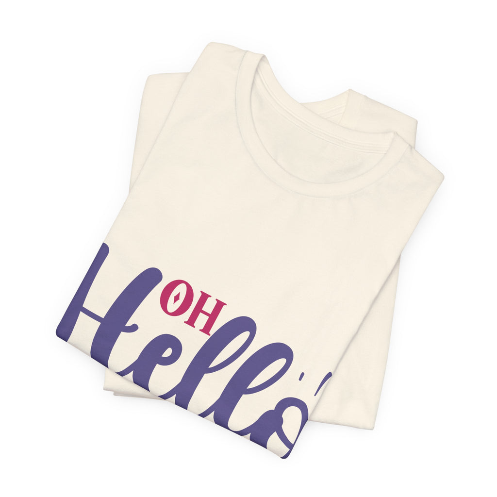 Hello Spring T-Shirt – "Oh Hello Spring" Colorful Graphic Tee for Springtime