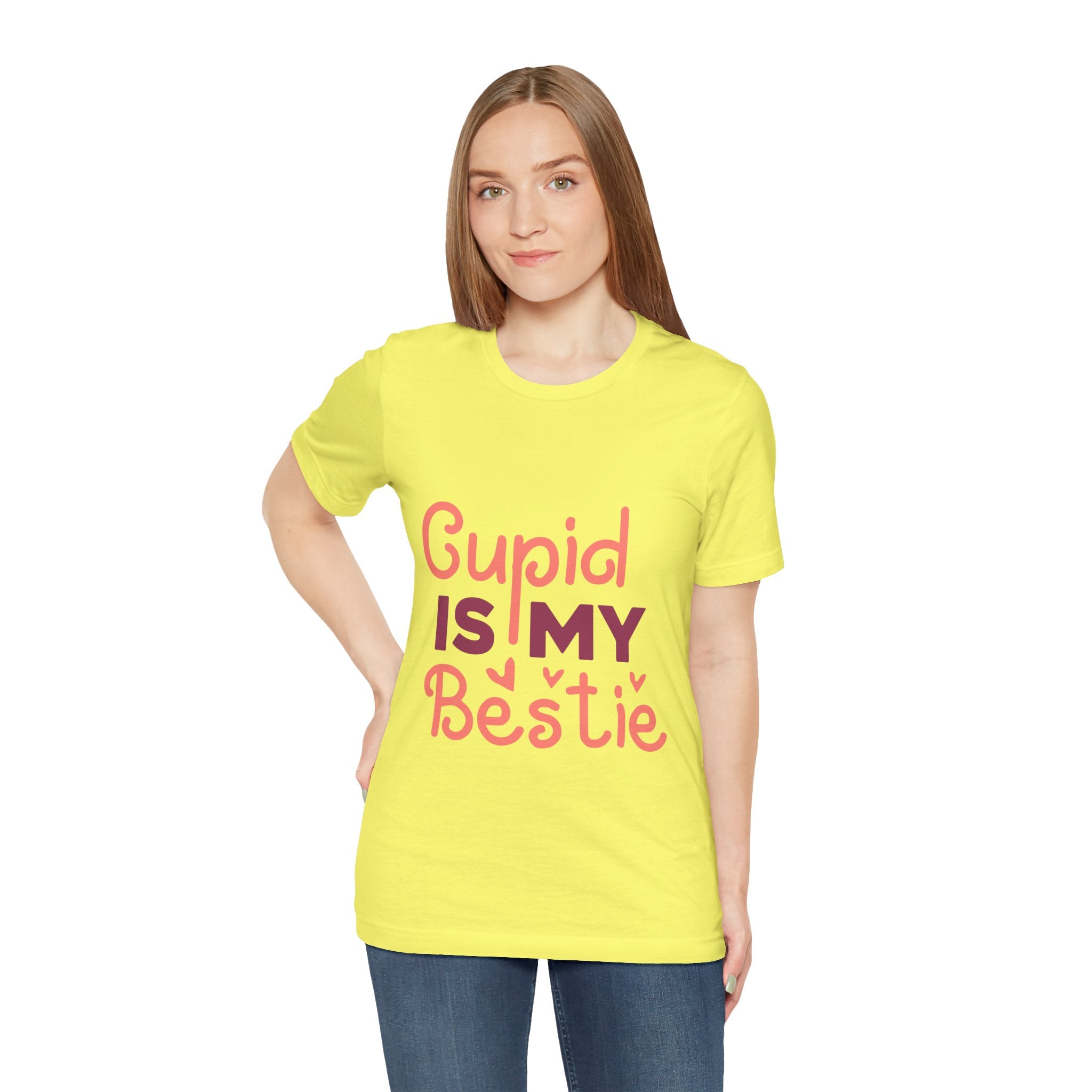 Cupid Is My Bestie Valentine Tee