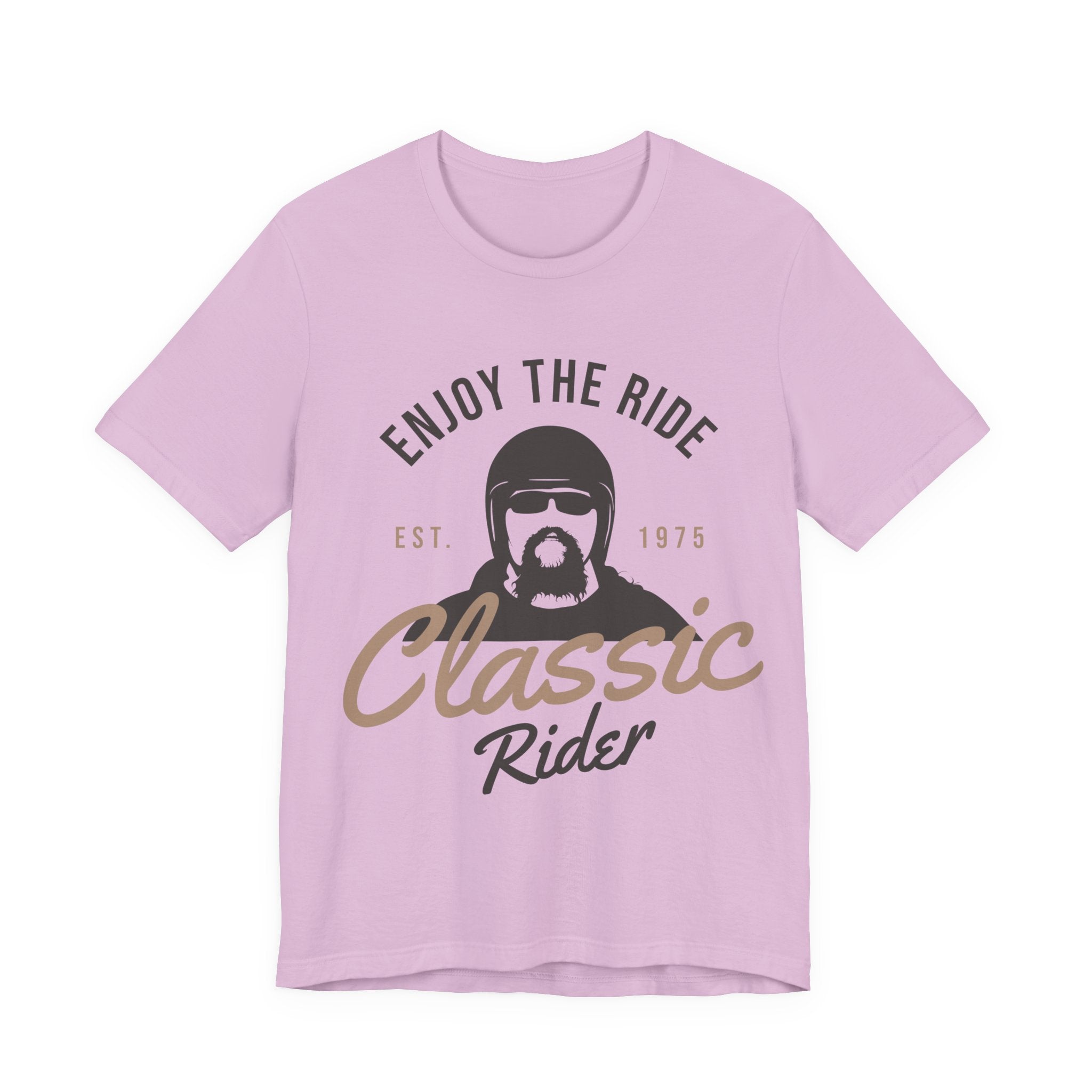 Classic Rider Tee — "Enjoy the Ride" Vintage Motorcycle Shirt