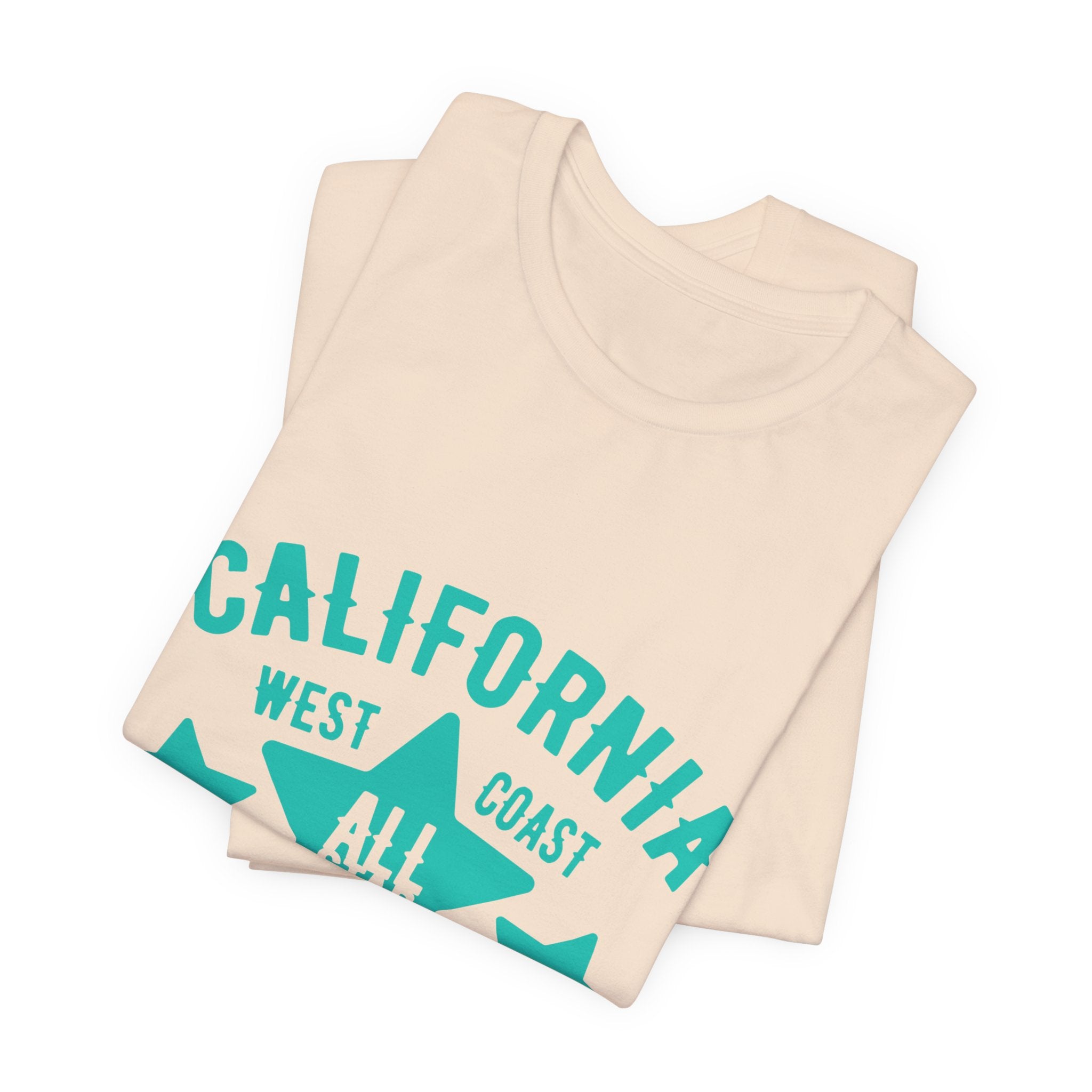 California Golden State Surf Rider Tee — West Coast All Star Graphic T-Shirt