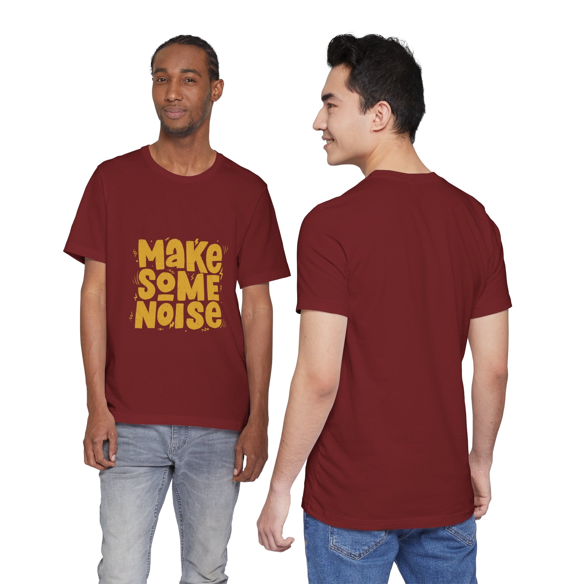 Make Some Noise T‑Shirt — Retro Bold Graphic Tee