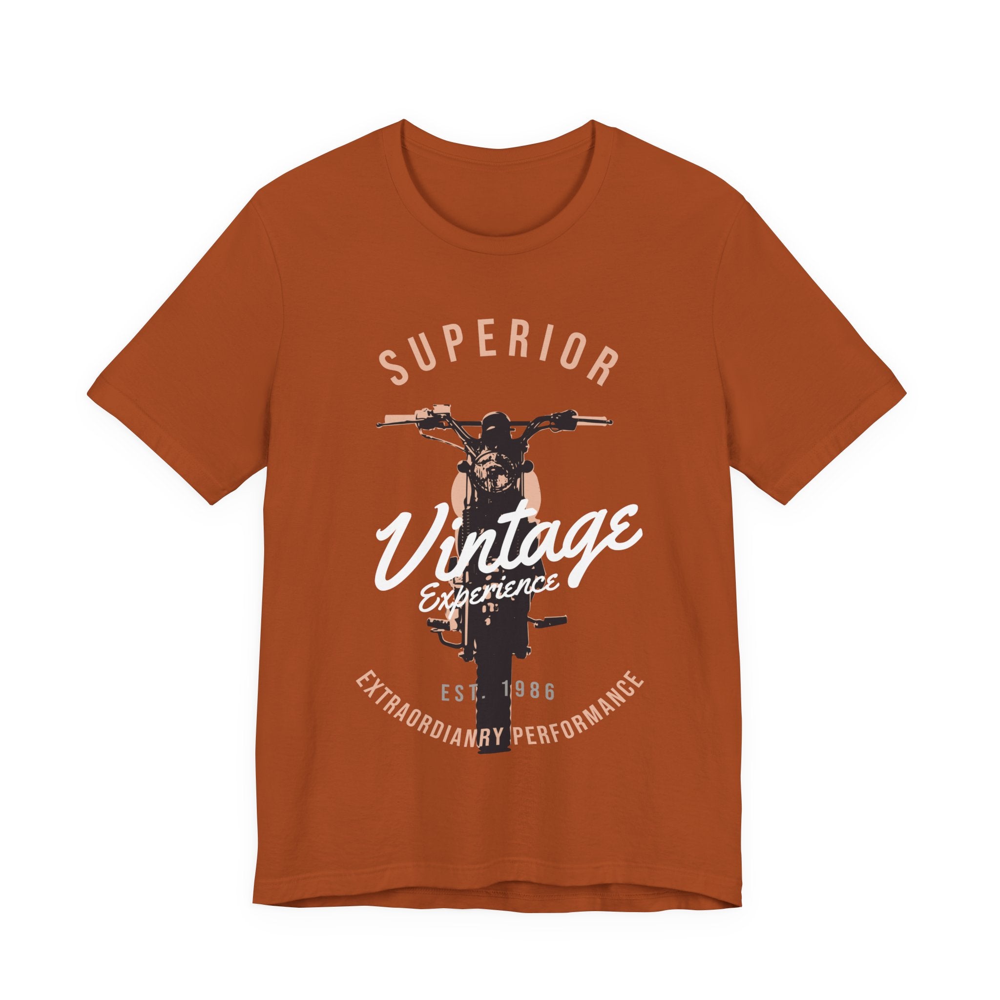 Vintage Motorcycle T-Shirt — "Superior Vintage Experience" Retro Biker Tee