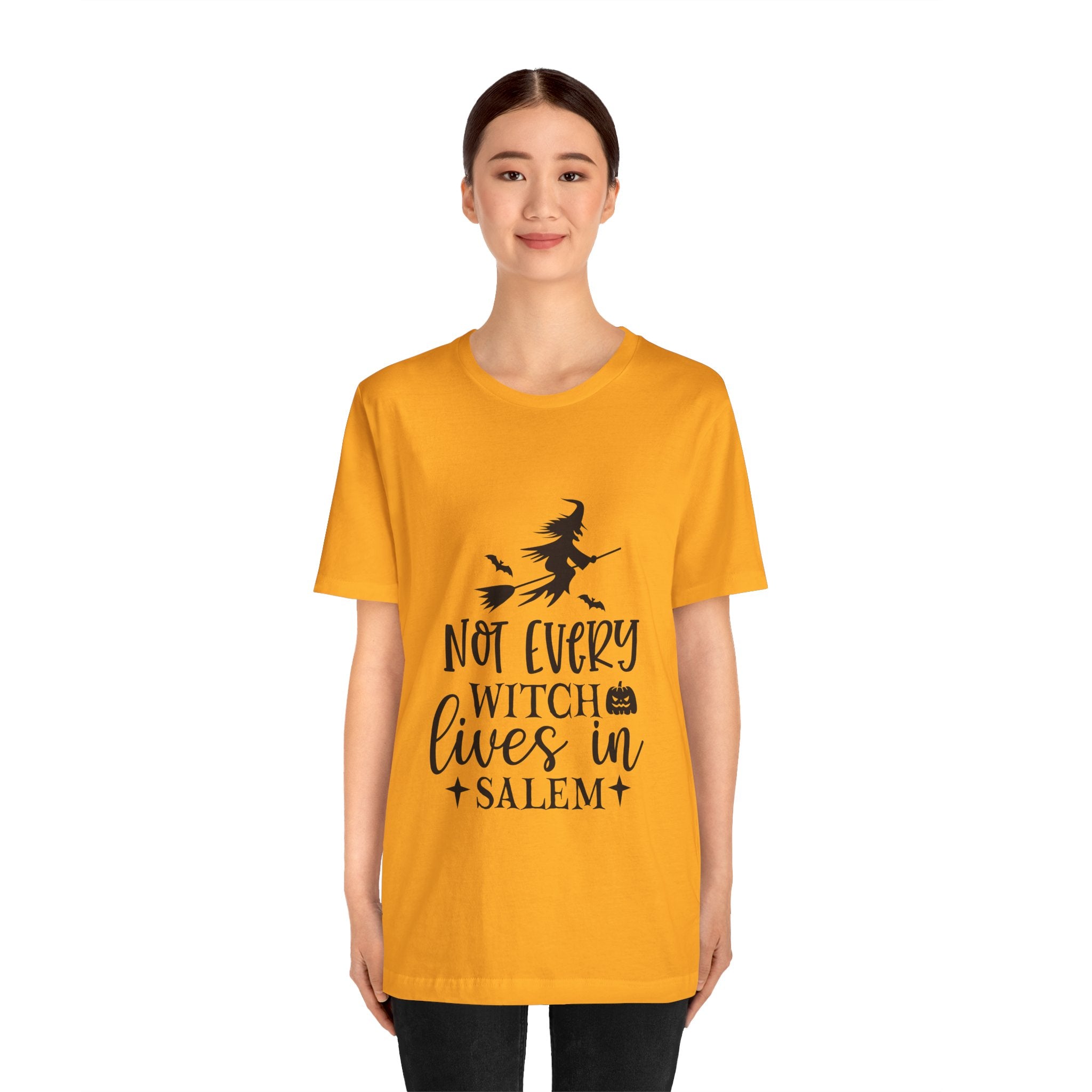Witch T-Shirt "Not Every Witch Lives in Salem" – Halloween Witchy Graphic Tee