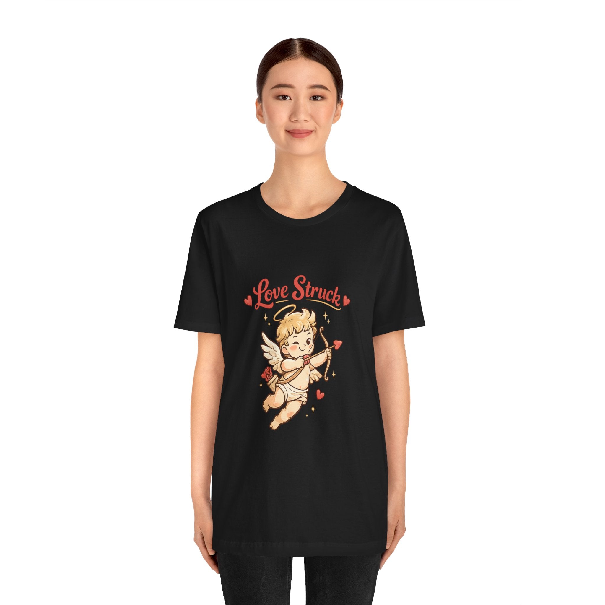 Cupid 'Love Struck' Tee — Cute Vintage Cupid Valentine T-Shirt