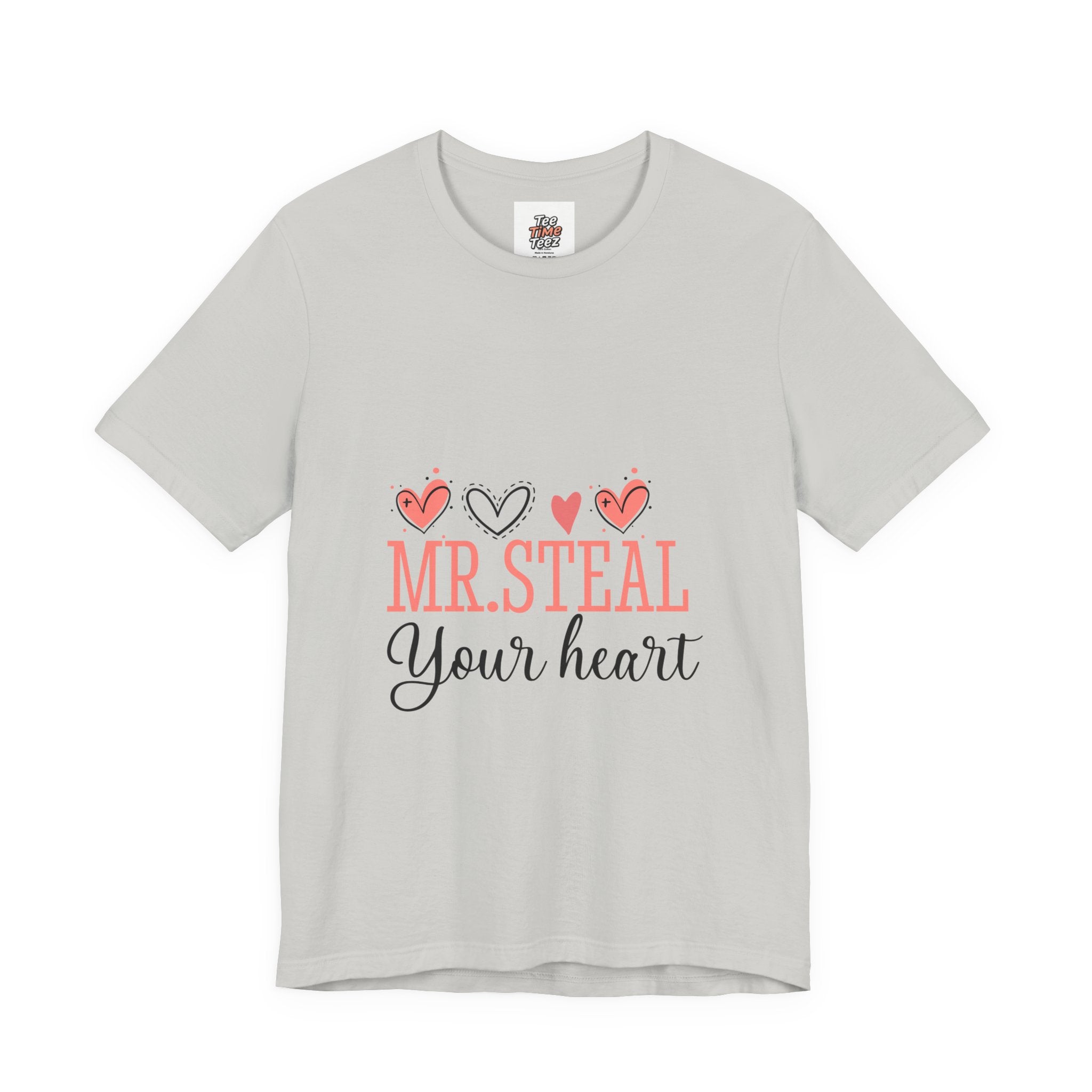 Mr. Steal Your Heart Tee — Romantic Valentine’s Day Graphic Shirt