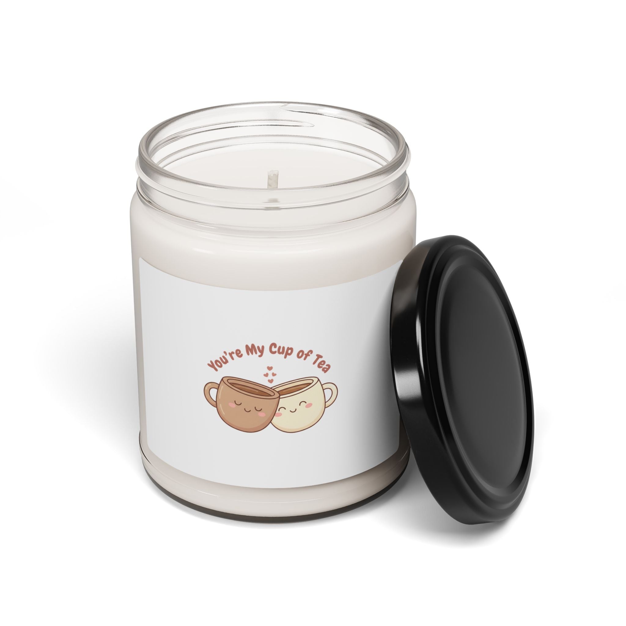 You’re My Cup of Tea Candle | Scented Soy Coffee Pun, Cozy Food Humor