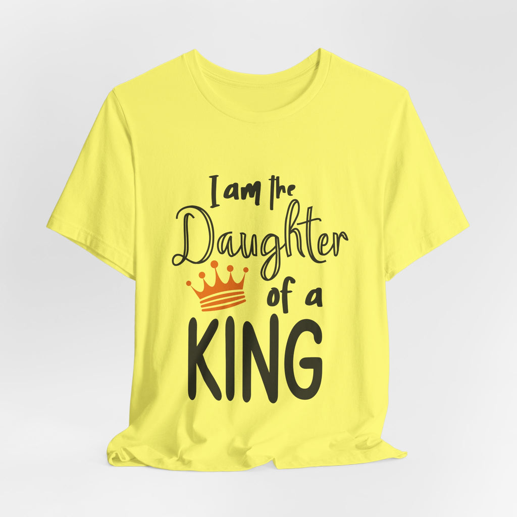 Daughter of a King T-Shirt — Faith-Based Crown Tee for Girls & Women