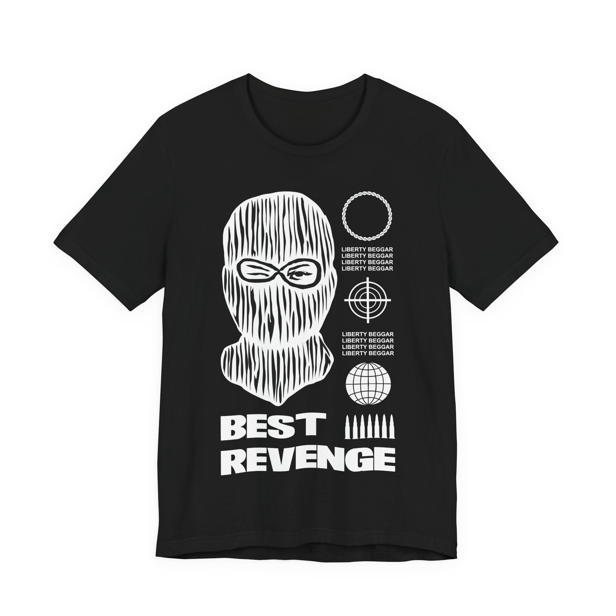 Best Revenge T-Shirt — Ski Mask Graphic Tee