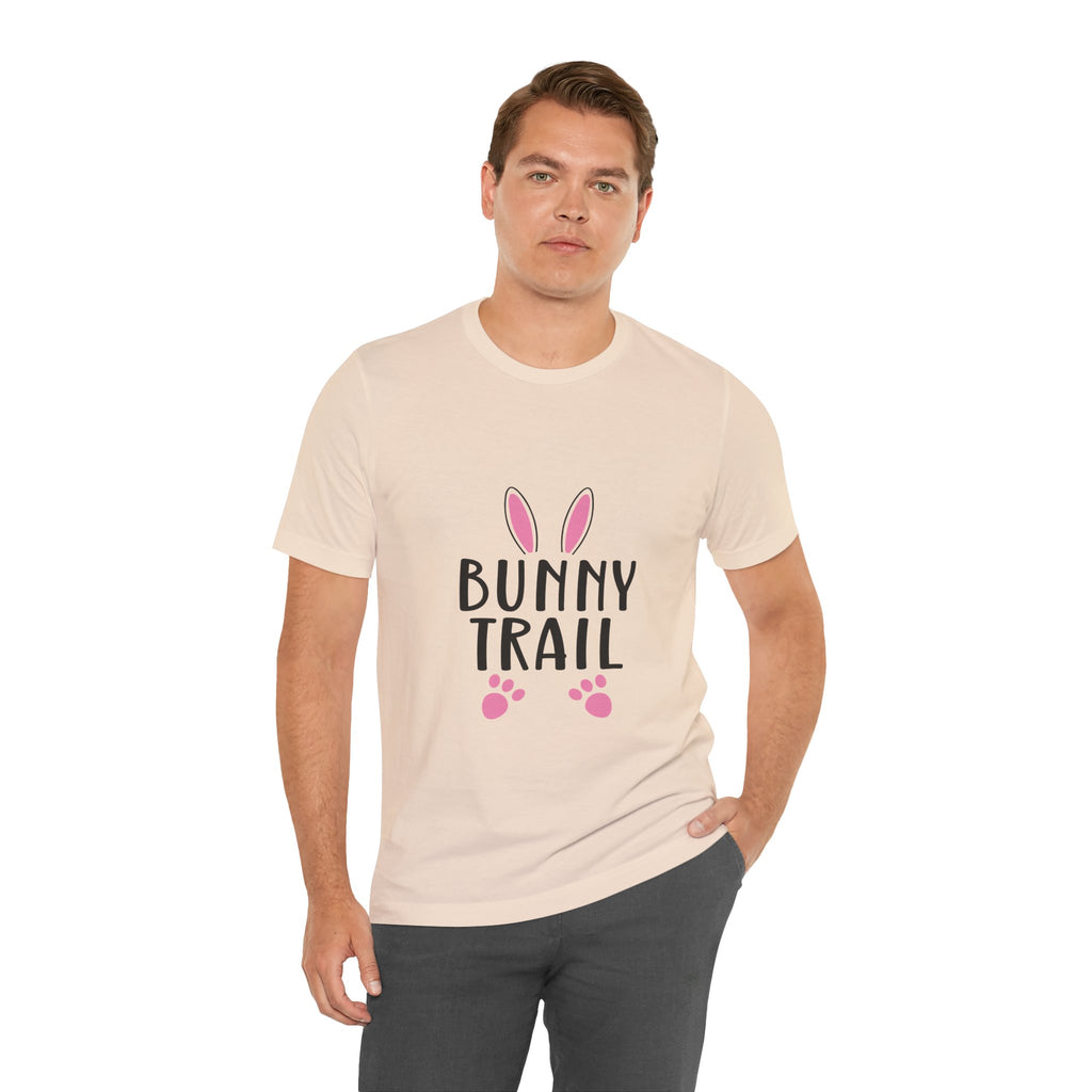 Bunny Trail T‑Shirt — Cute Easter Bunny Ears & Paws Tee