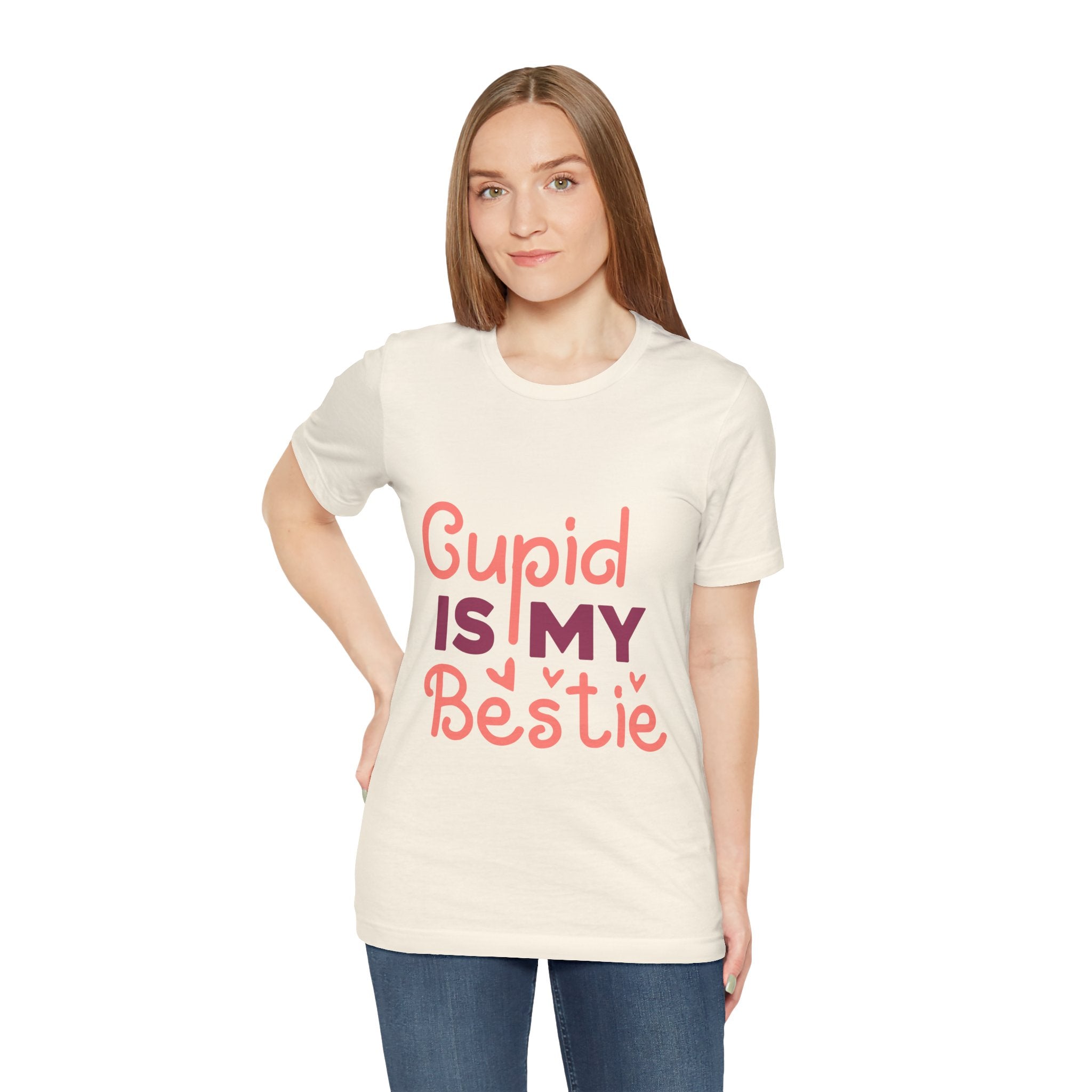 Cupid Is My Bestie Valentine Tee