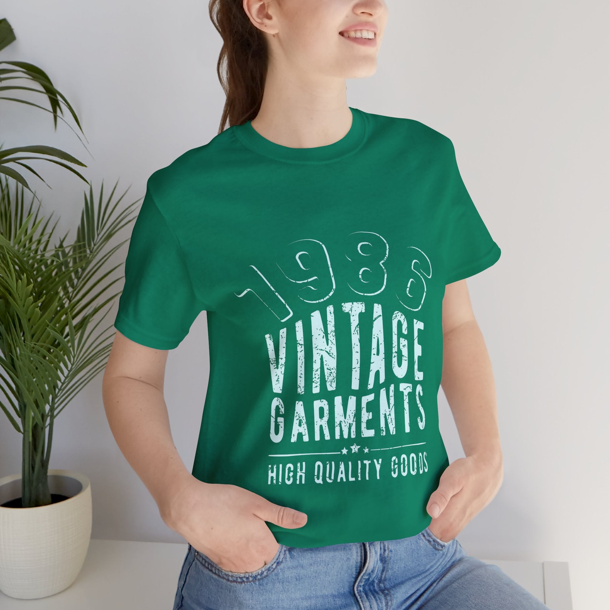 1985 Vintage Garments Tee — High Quality Goods Retro Shirt