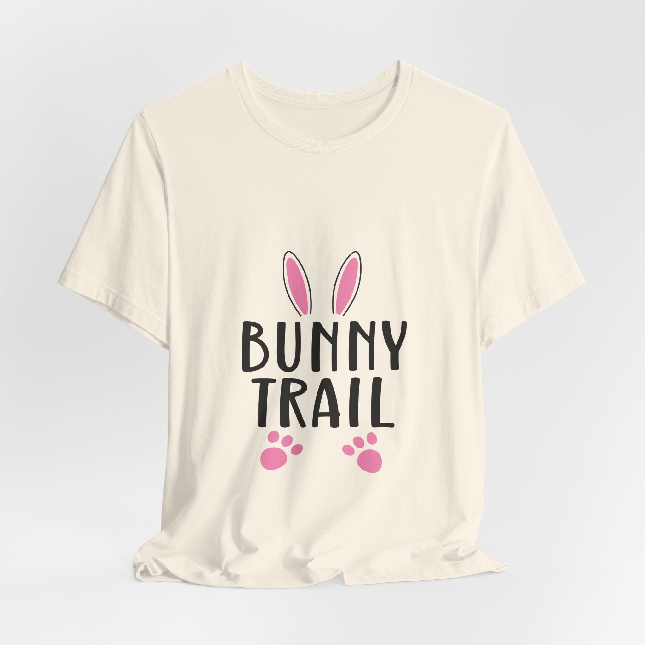 Bunny Trail T‑Shirt — Cute Easter Bunny Ears & Paws Tee