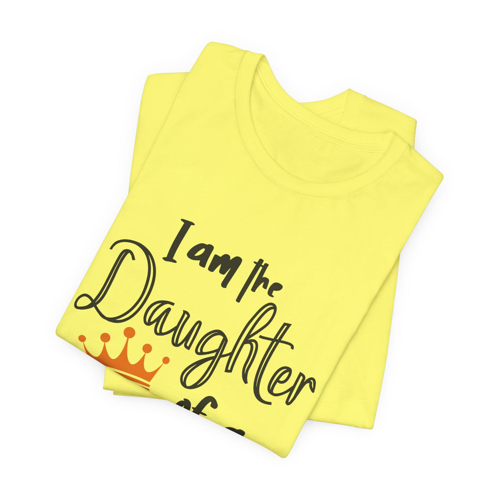 Daughter of a King T-Shirt — Faith-Based Crown Tee for Girls & Women