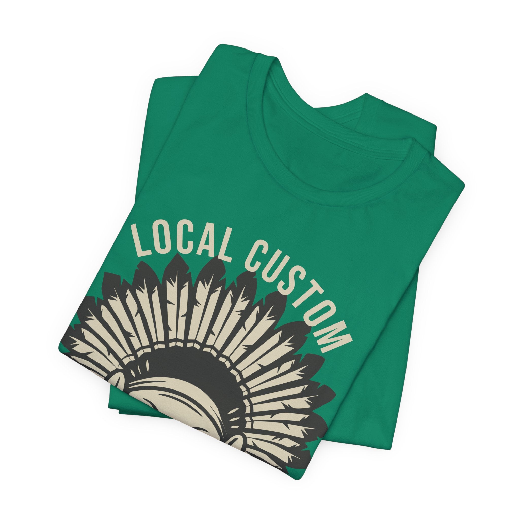 Skull Headdress Garage Tee — "Local Custom Repair & Garage Inc."