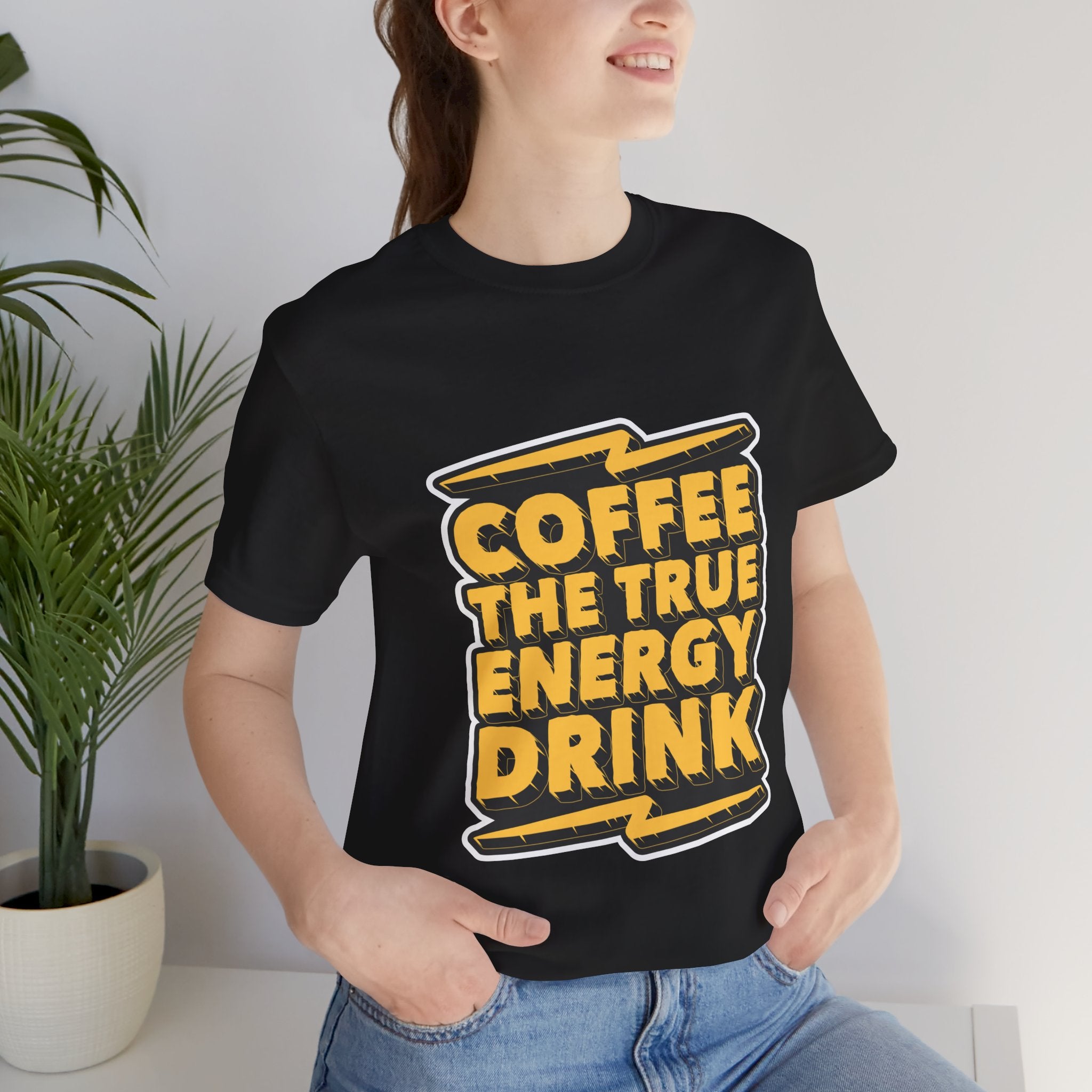 Coffee: The True Energy Drink T‑Shirt — Funny Coffee Lover Tee