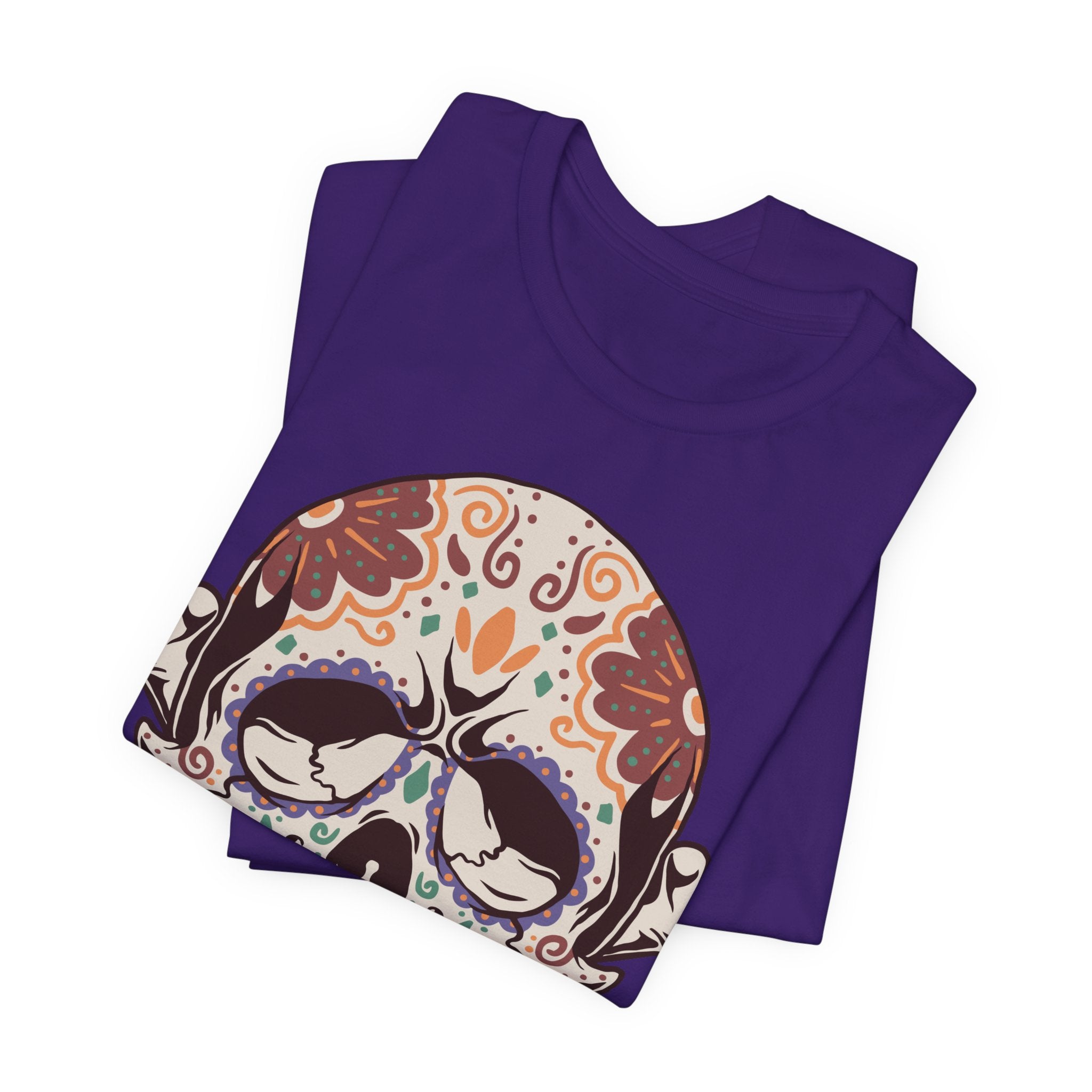 Sugar Skull Tee — Floral Day of the Dead Skull T-Shirt
