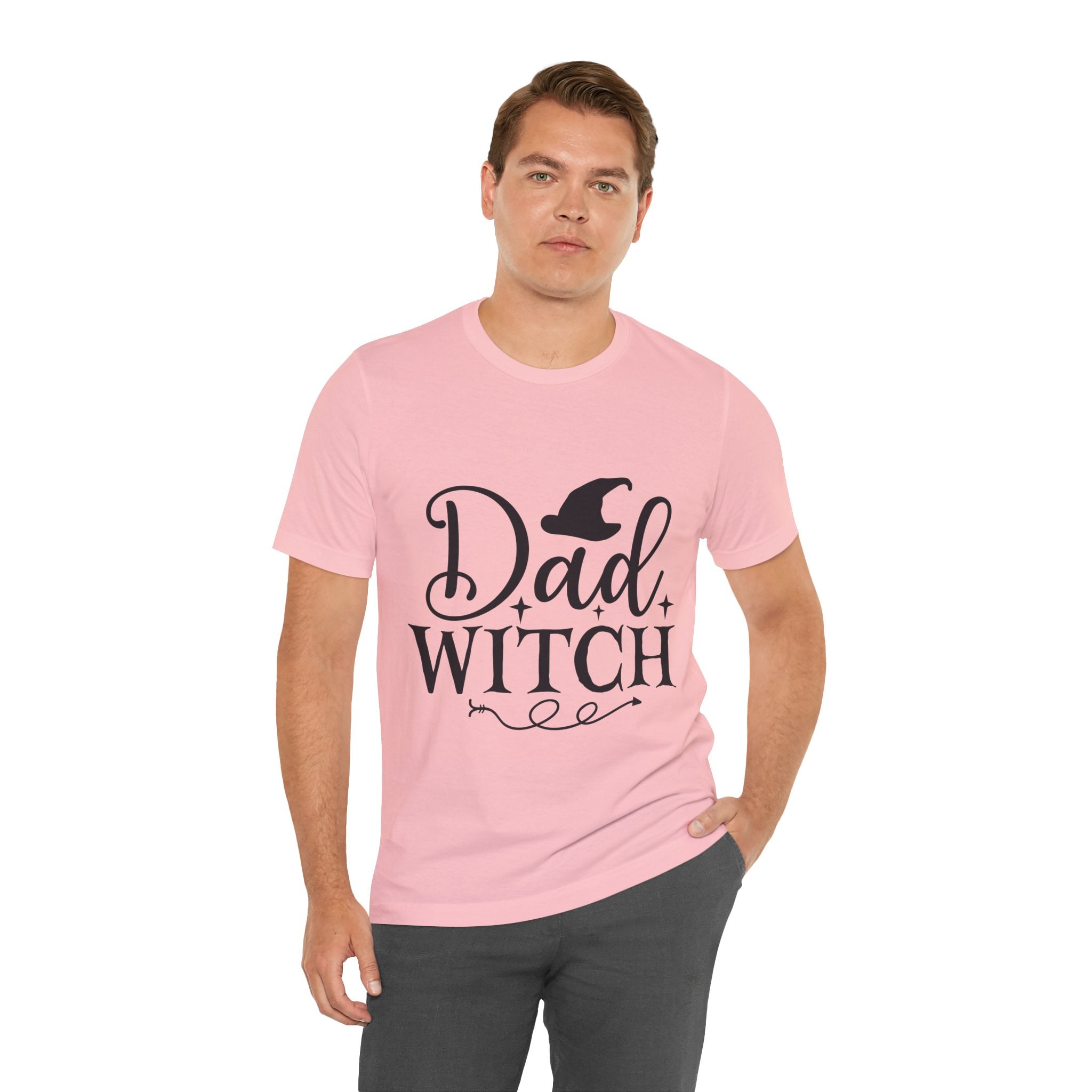 Dad Witch T-Shirt — Halloween Dad Shirt with Witch Hat Graphic