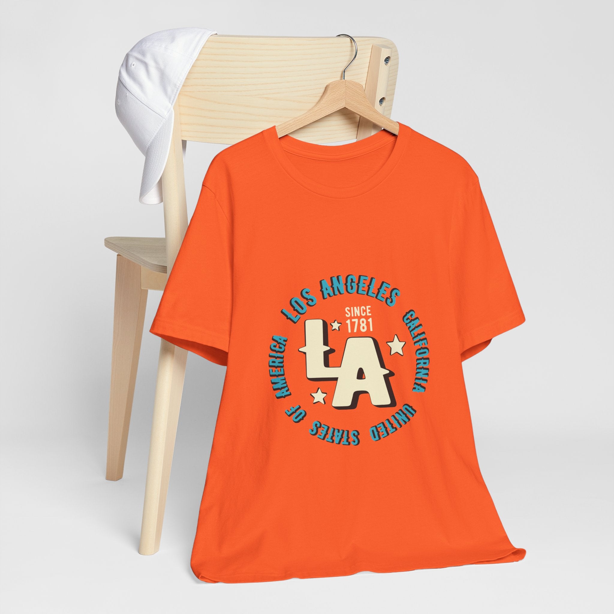 Los Angeles LA Vintage Circle Graphic Tee