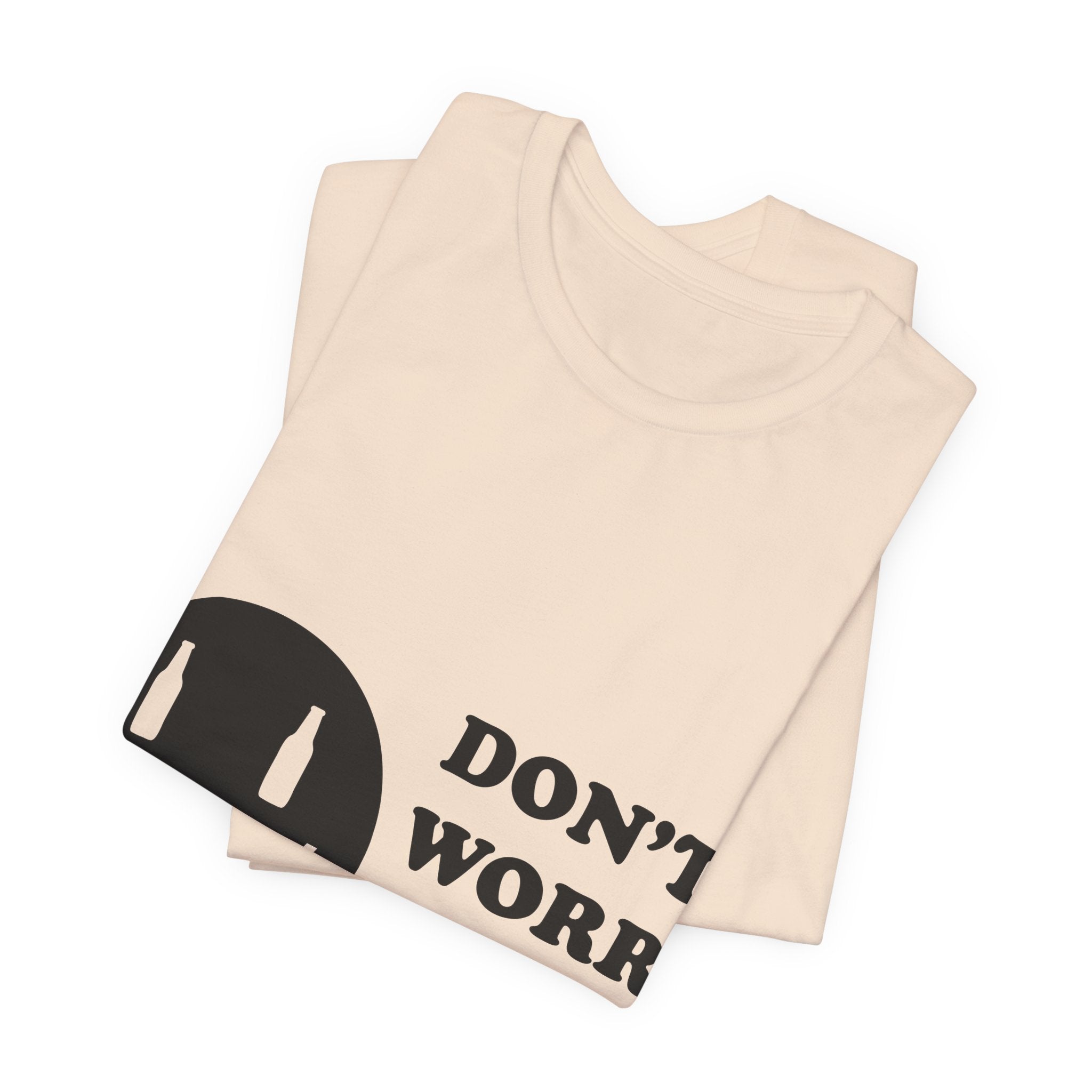Beer Happy T-Shirt — "Don't Worry Beer Happy" Funny Drinking Tee