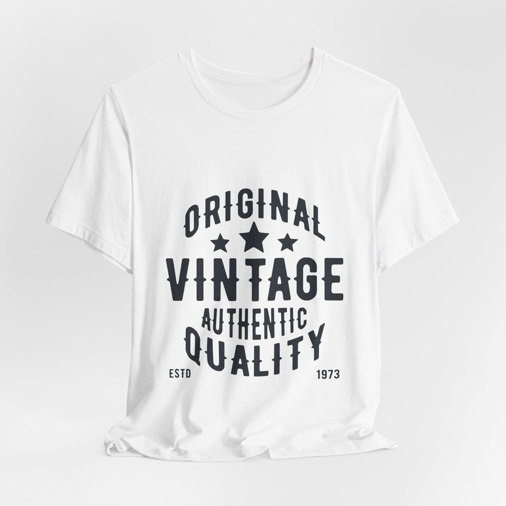 Vintage Graphic Tee – "Original Vintage Authentic Quality" Short Sleeve Shirt