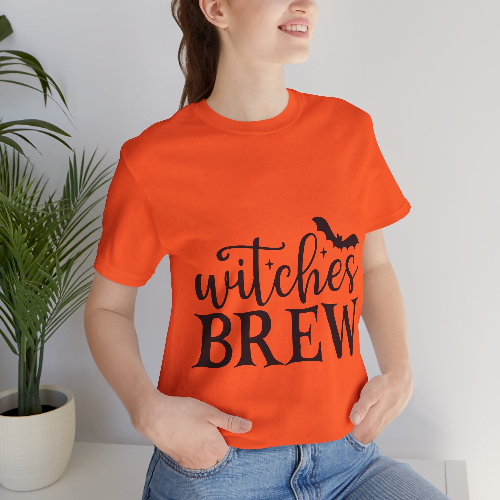 Witches Brew Halloween Tee — Spooky Bat Graphic T-Shirt