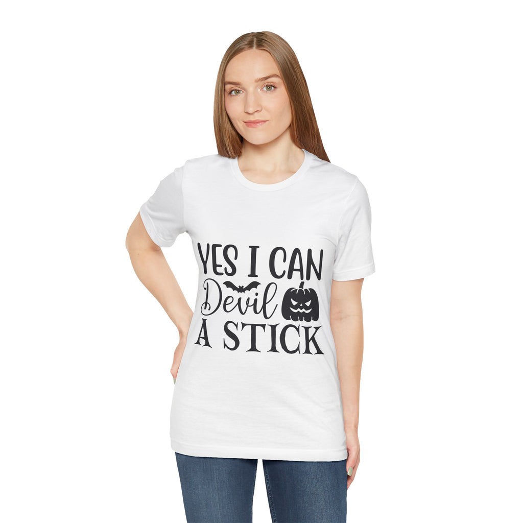 Yes I Can Devil A Stick Halloween T-Shirt