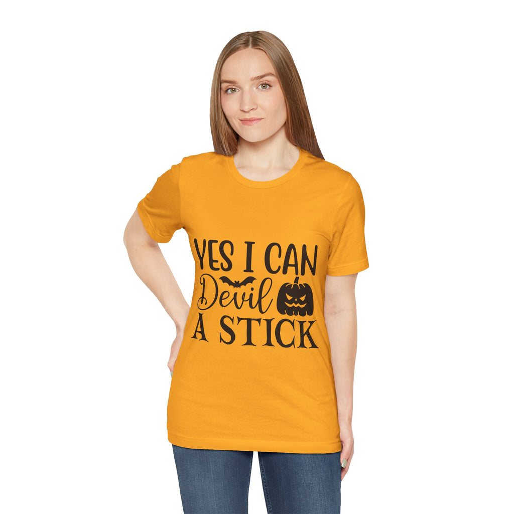 Yes I Can Devil A Stick Halloween T-Shirt