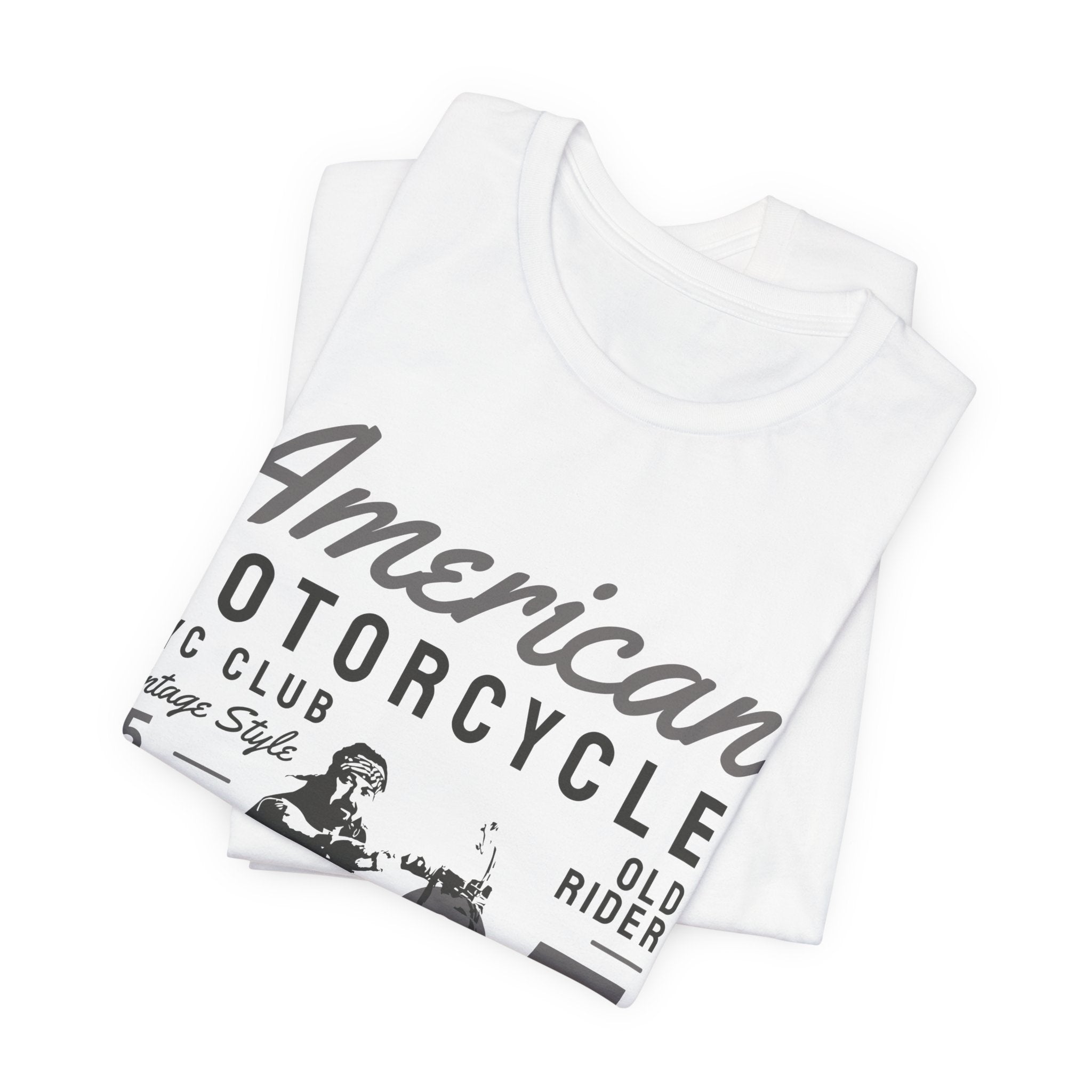 American Motorcycle Vintage Tee — Retro Biker Graphic Shirt