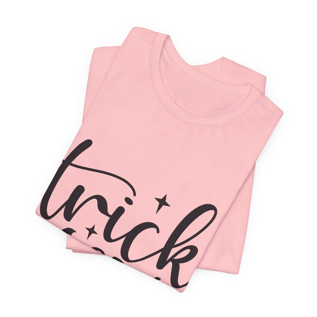 Trick or Treat Halloween T-Shirt — Pumpkin & Bats Spooky Tee