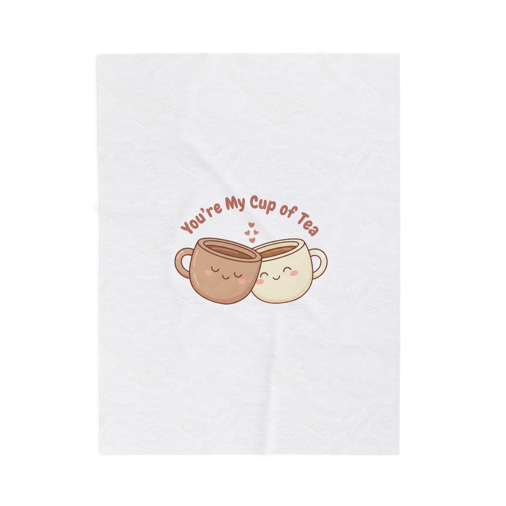 You’re My Cup of Tea Blanket | Cozy Tea Pun, Cute Food Doodle