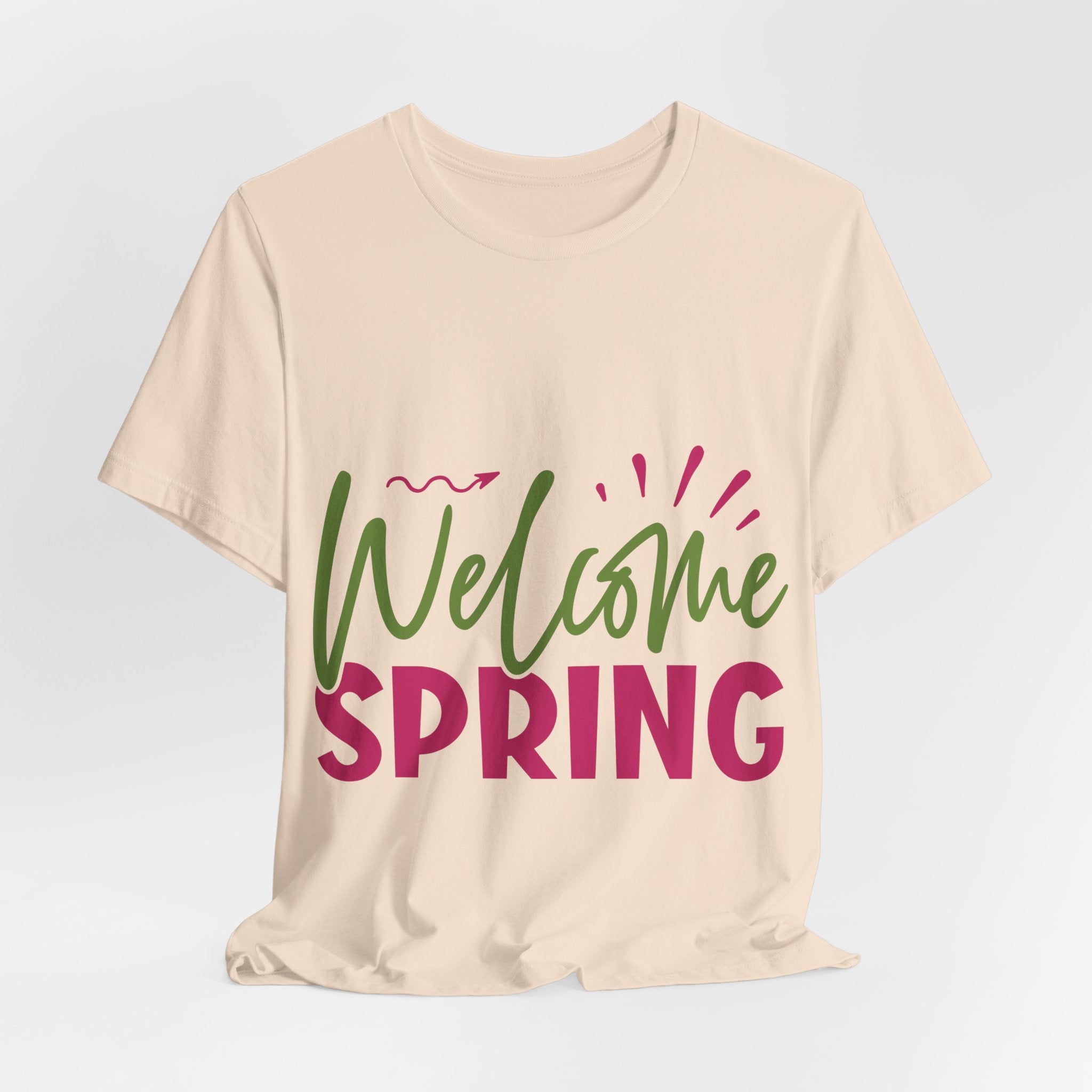 Welcome Spring T-Shirt - Floral Welcome Spring Tee for Women & Men