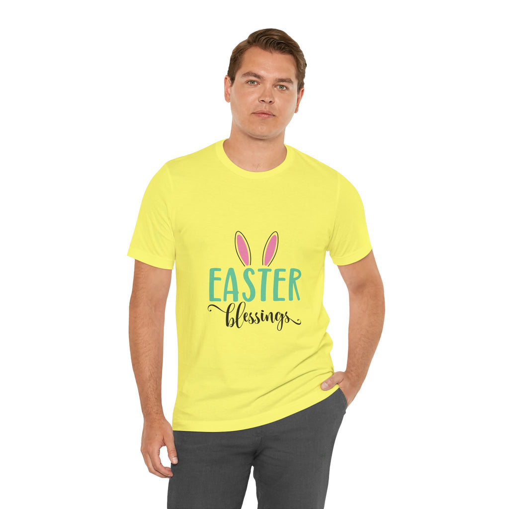 Easter Blessings Tee — Bunny Ears Spring Holiday Shirt