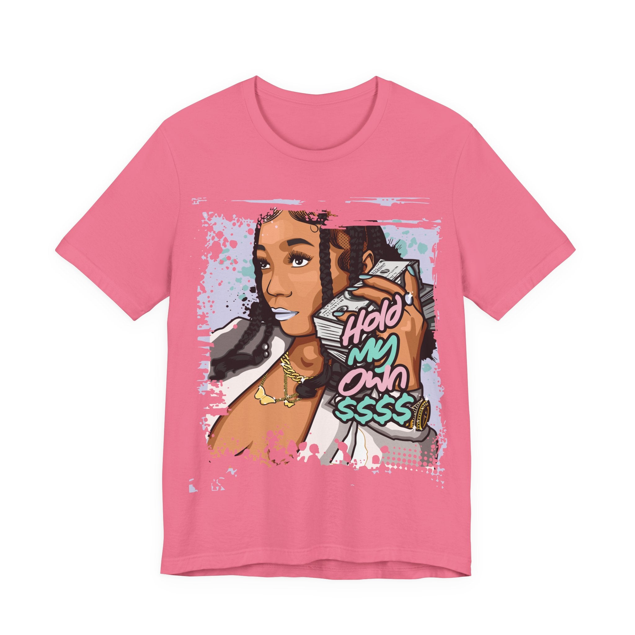 T‑Shirt — Comic Girl 'Hold My Own Sss' Graphic Tee