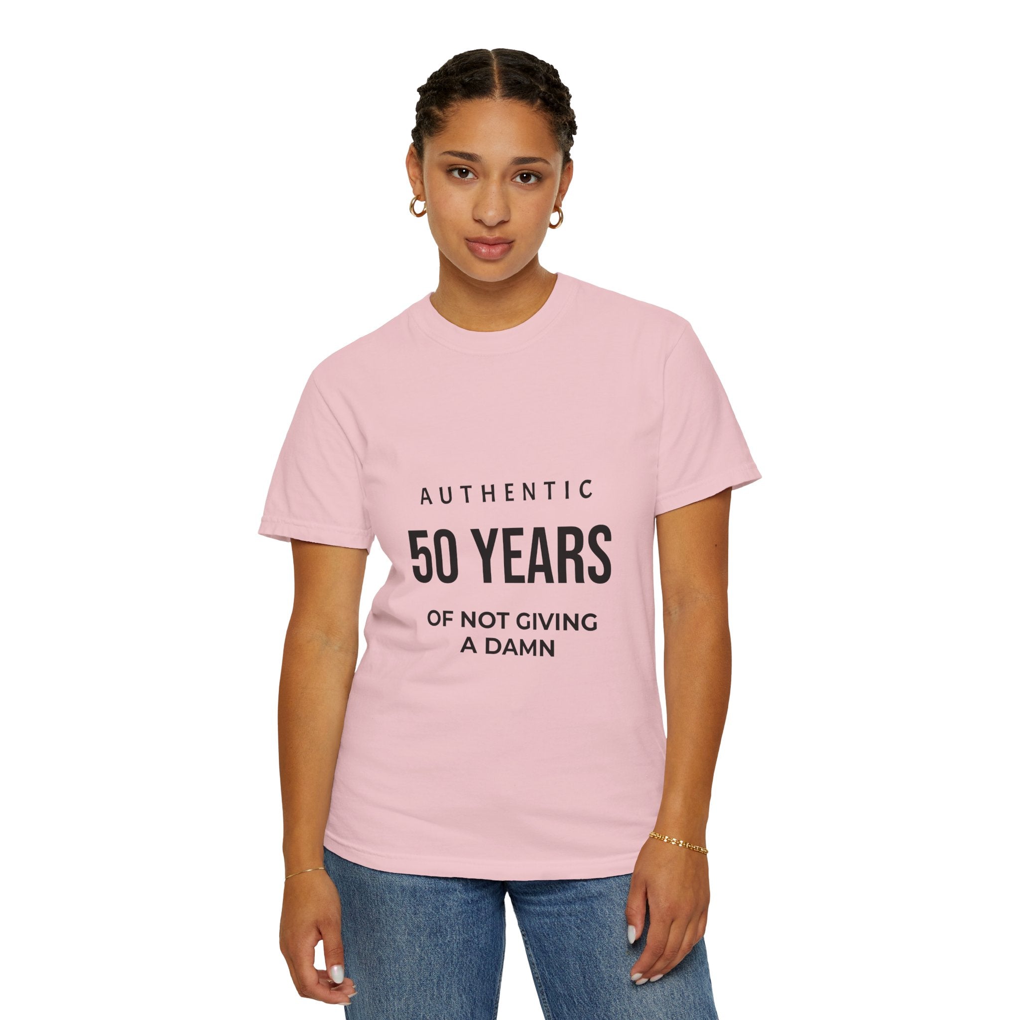 50 Years of Not Giving a Damn T-Shirt — Funny 50th Birthday Tee