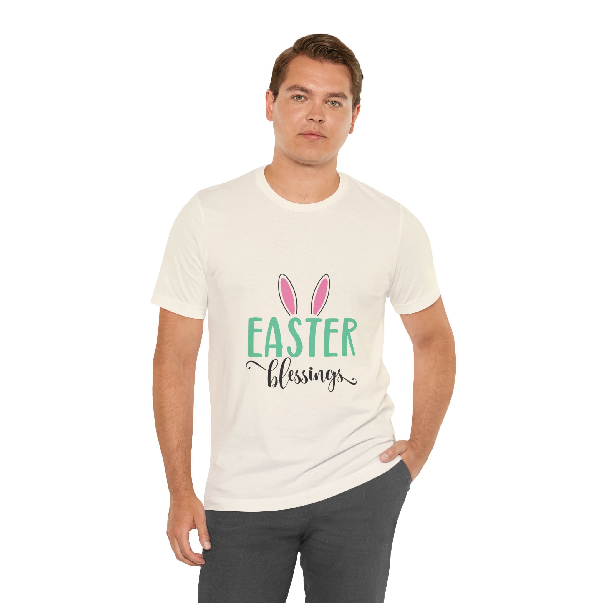 Easter Blessings Tee — Bunny Ears Spring Holiday Shirt