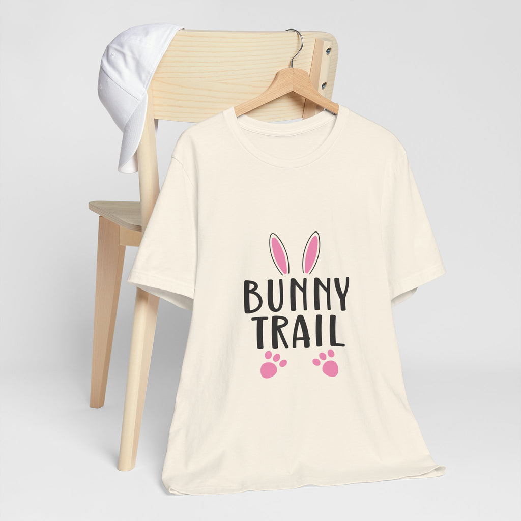 Bunny Trail T‑Shirt — Cute Easter Bunny Ears & Paws Tee