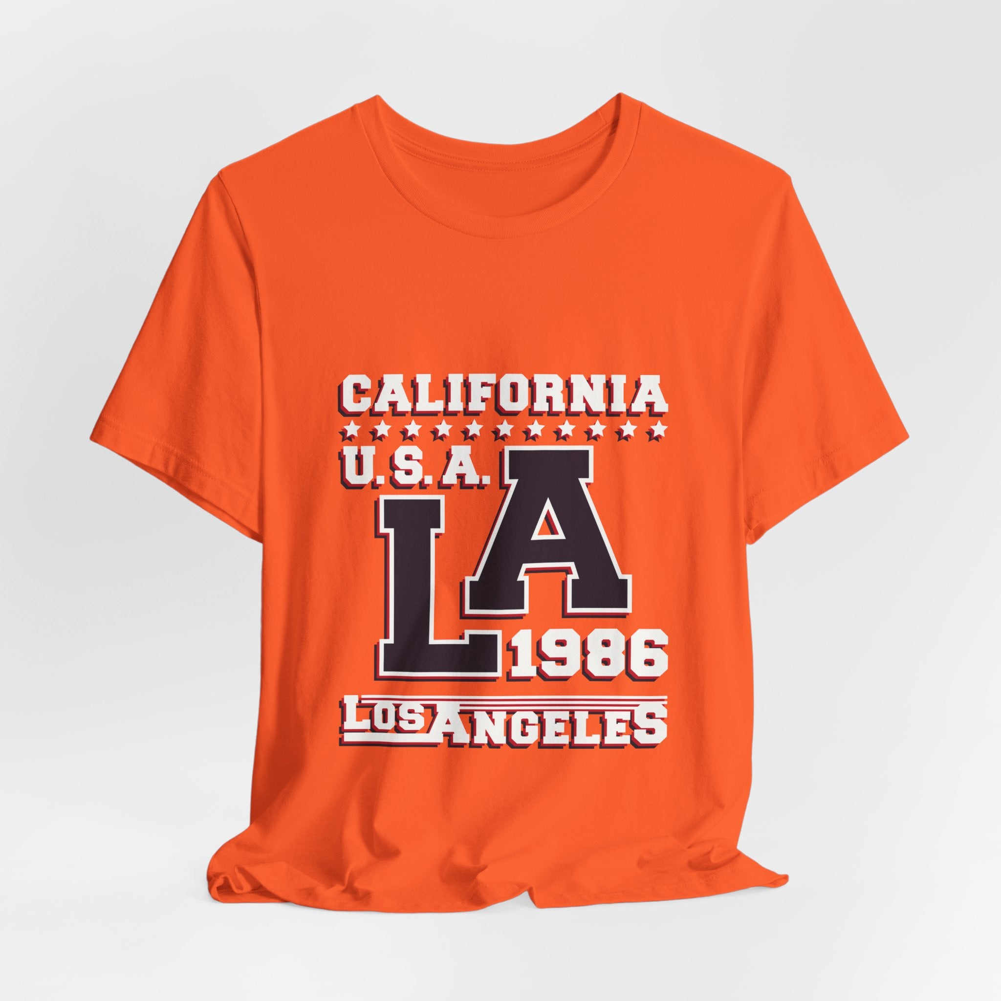 Los Angeles LA 1986 California USA Vintage College T-Shirt