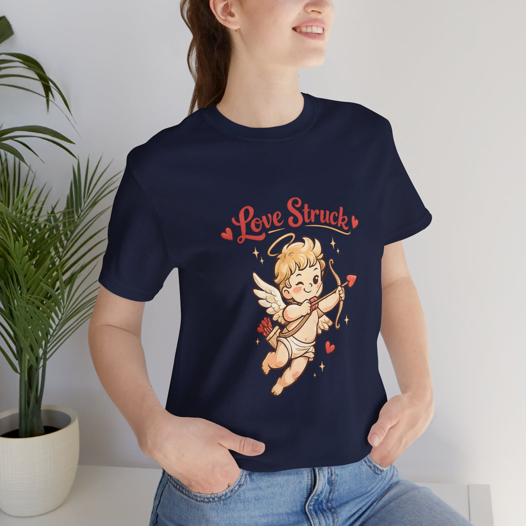 Cupid 'Love Struck' Tee — Cute Vintage Cupid Valentine T-Shirt