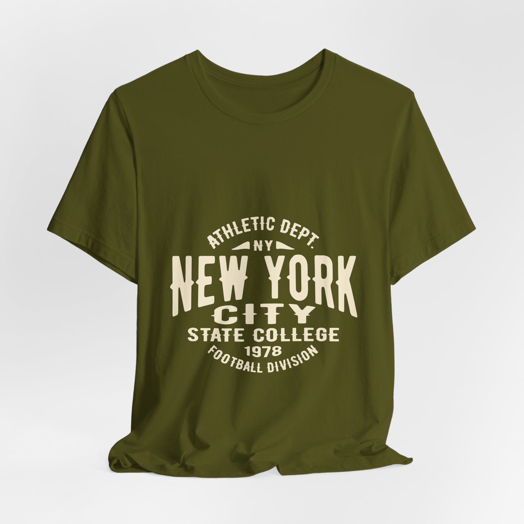 New York City State College Vintage Athletic Tee