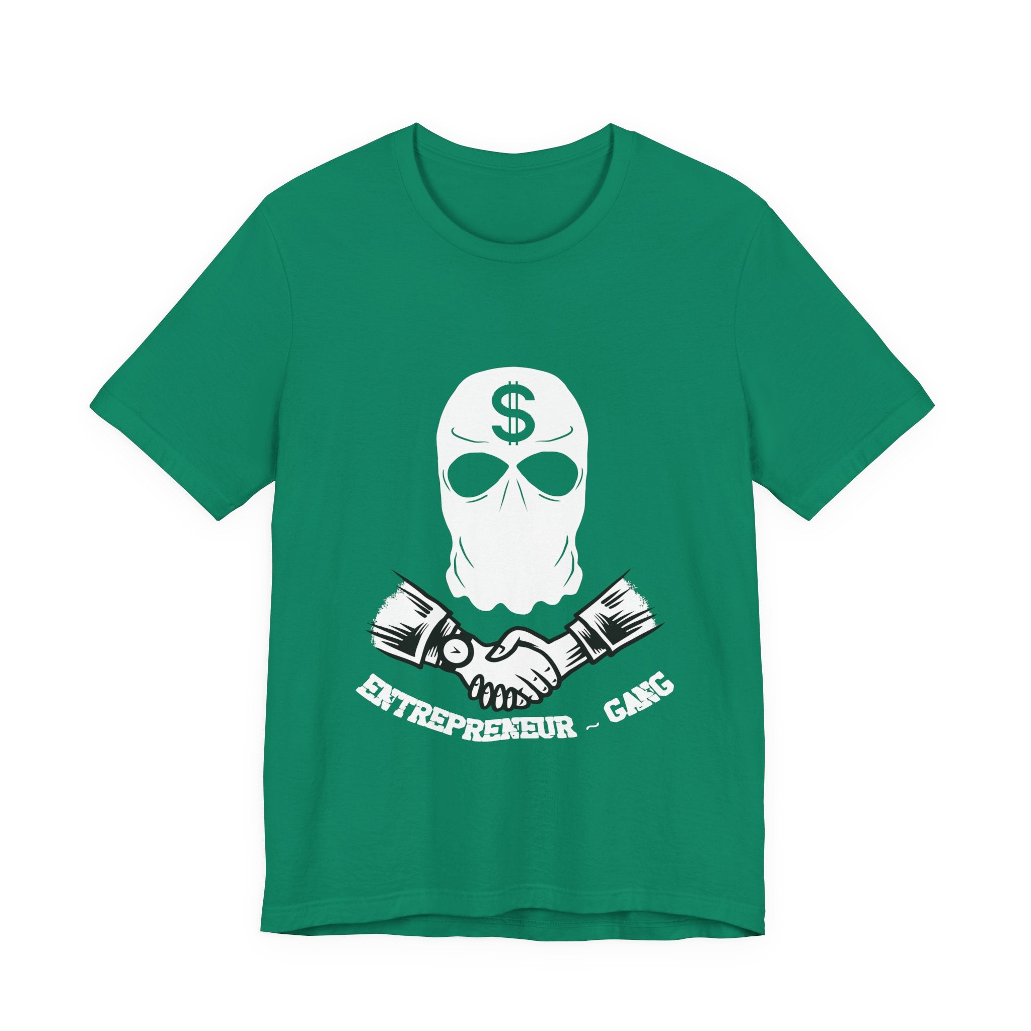 Entrepreneur Gang T-Shirt — Skull Mask Money Logo Tee