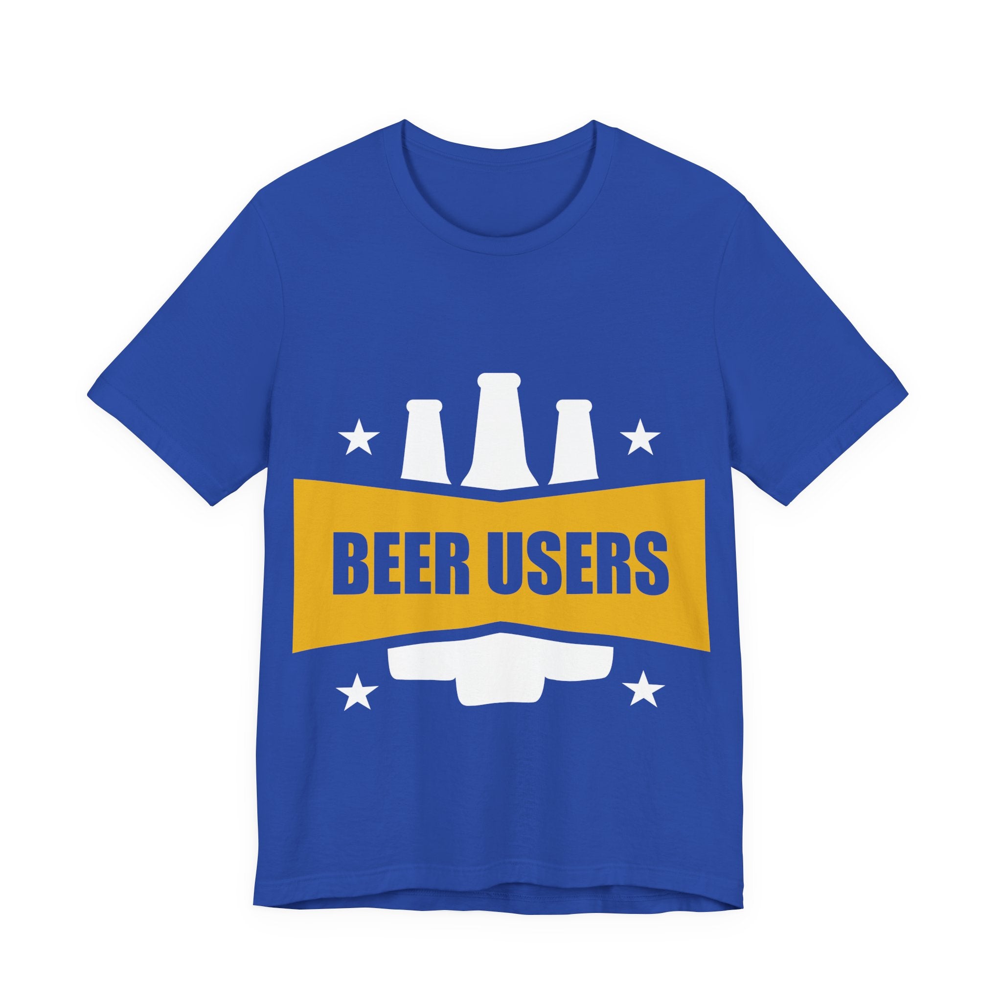 Beer Users Graphic Tee — Funny Beer Bottle Design T-Shirt