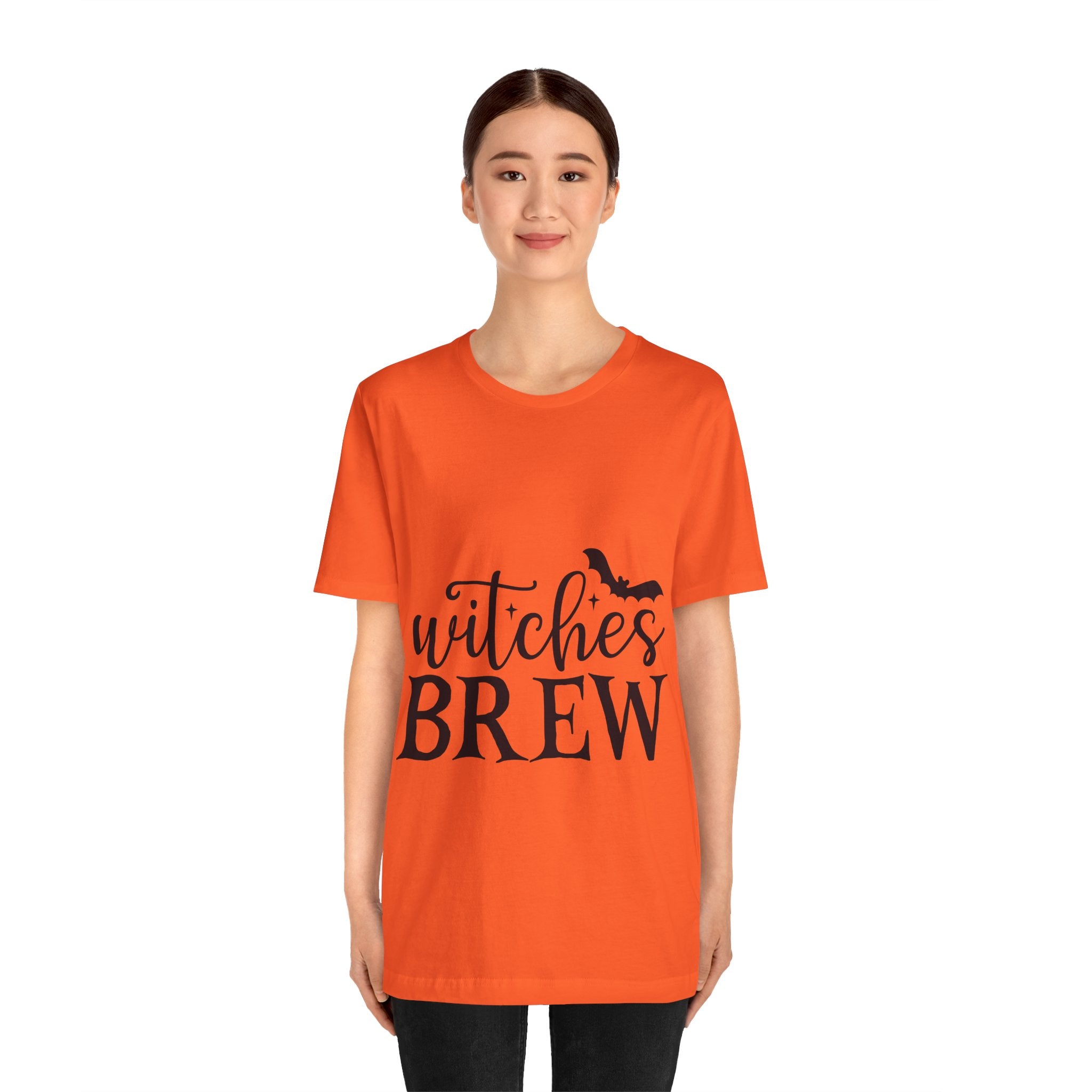 Witches Brew Halloween Tee — Spooky Bat Graphic T-Shirt