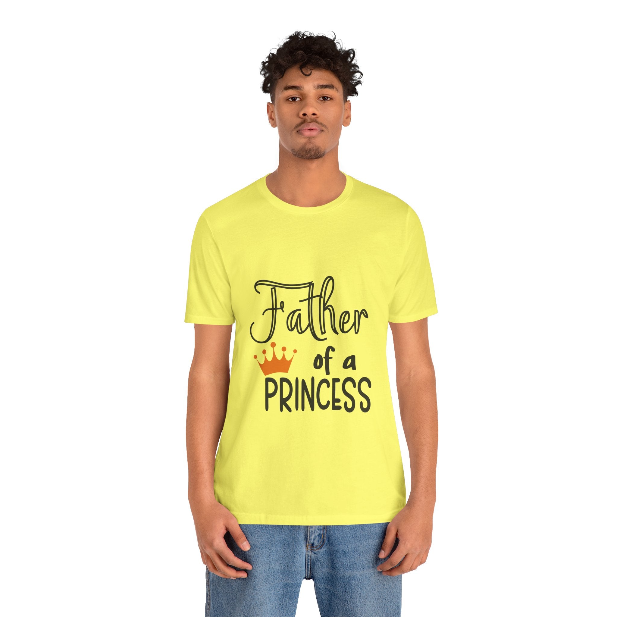 Father of a Princess T-Shirt — Dad Tee with Crown Graphic