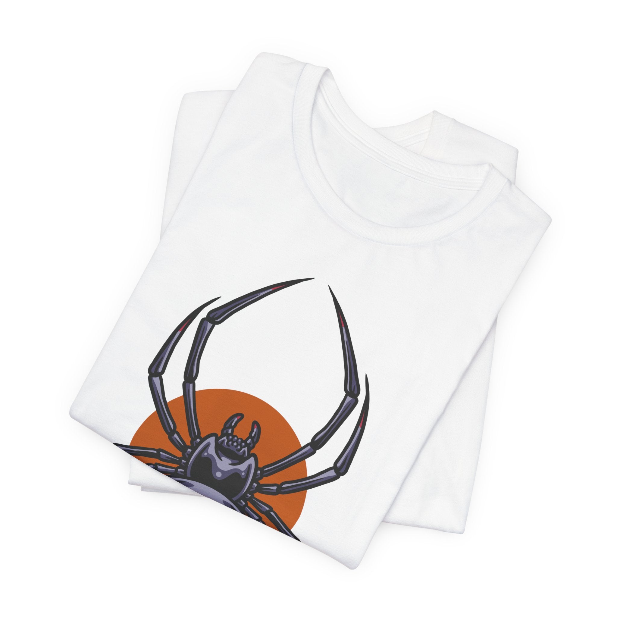 8-Ball Spider Graphic Tee — Pool Player & Halloween Spider T-Shirt