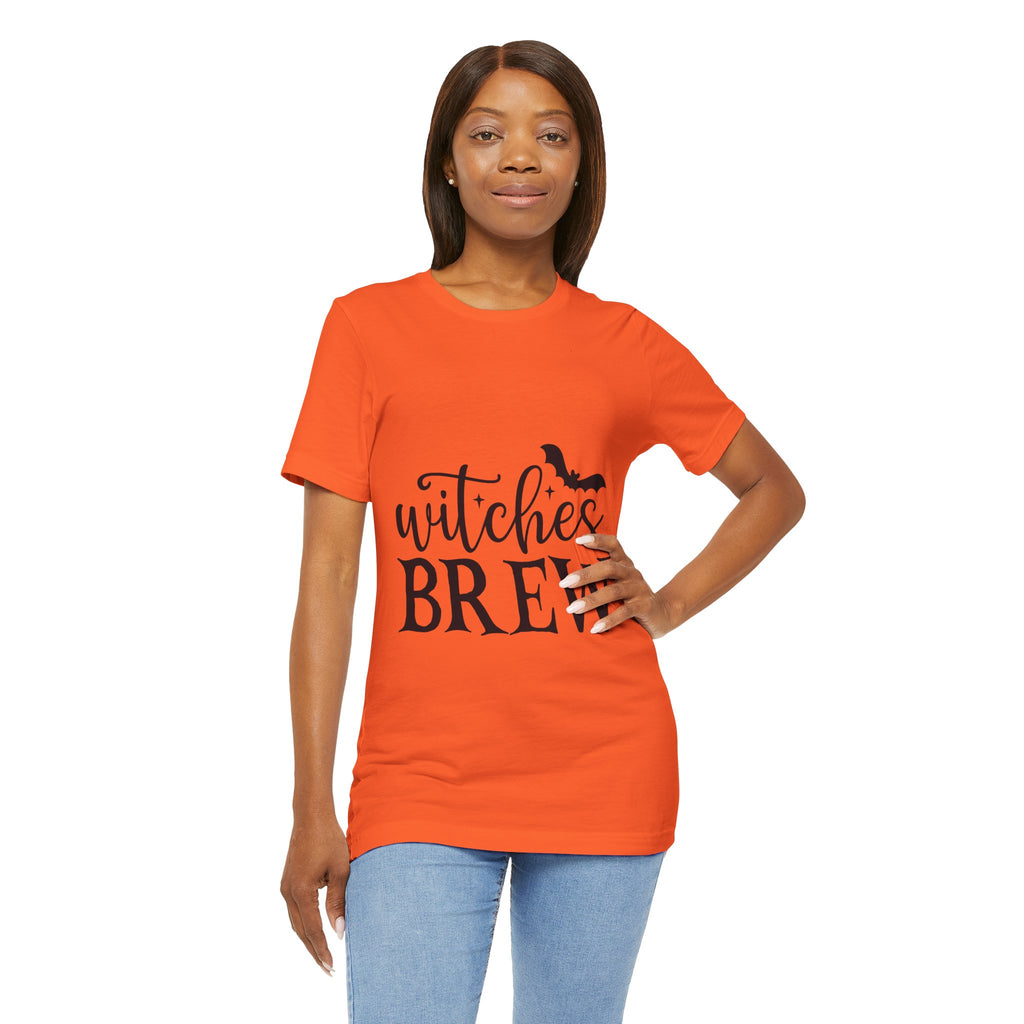 Witches Brew Halloween Tee — Spooky Bat Graphic T-Shirt